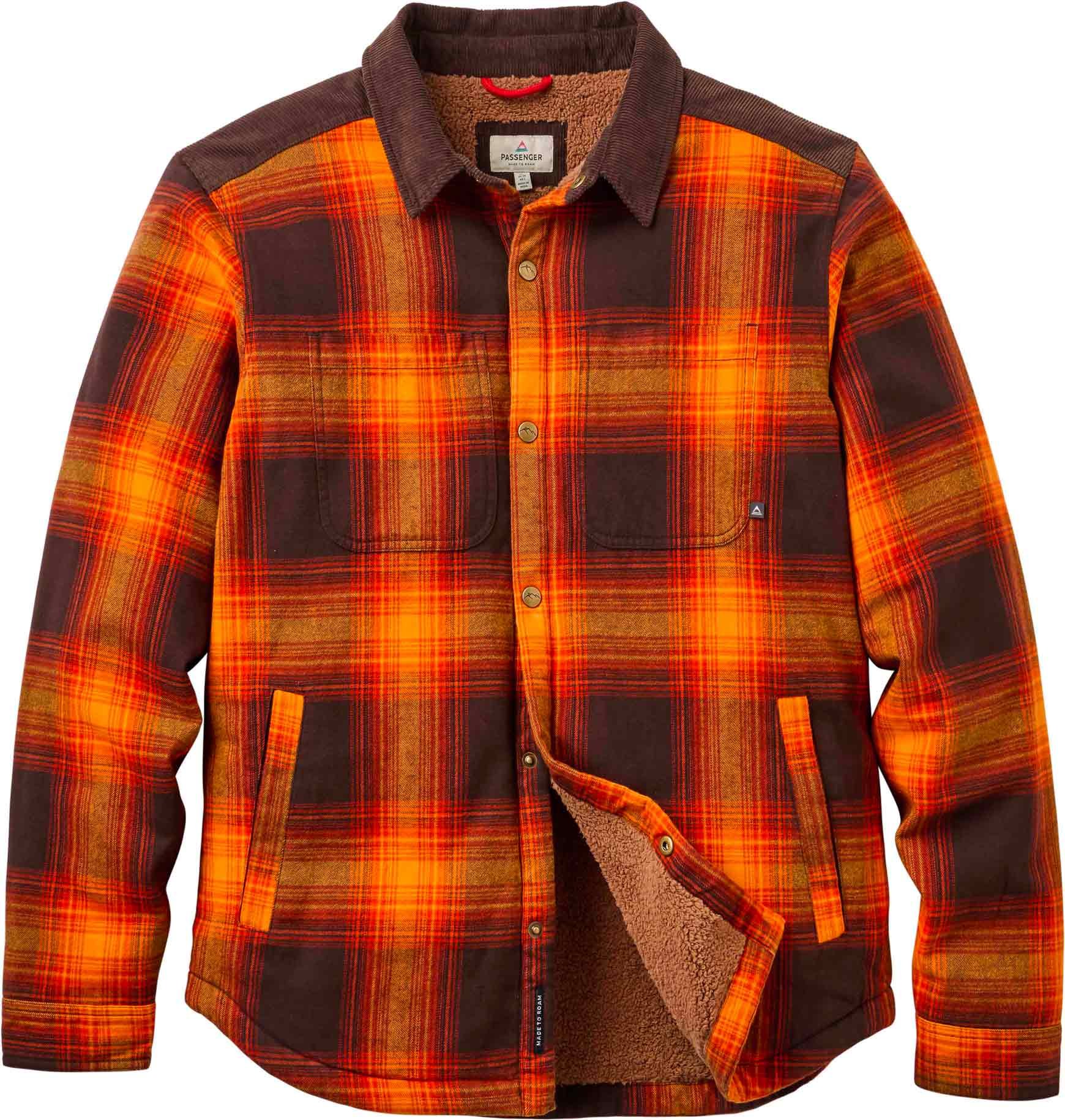Kodiak Sherpa Lined Overshirt Espresso Check + Passenger