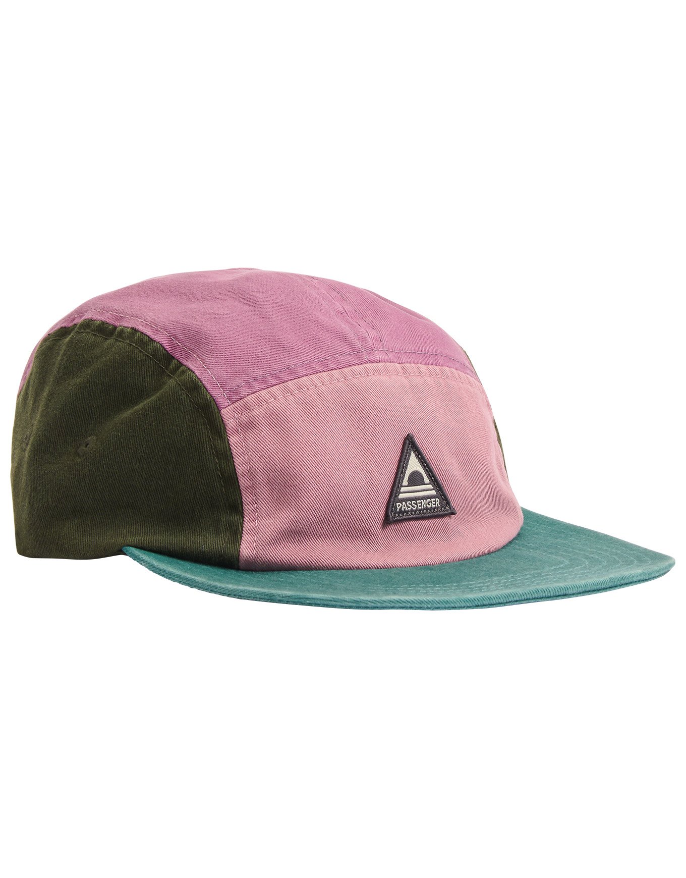 Fixie Organic 5 Panel Cap Grape Multi + Passenger