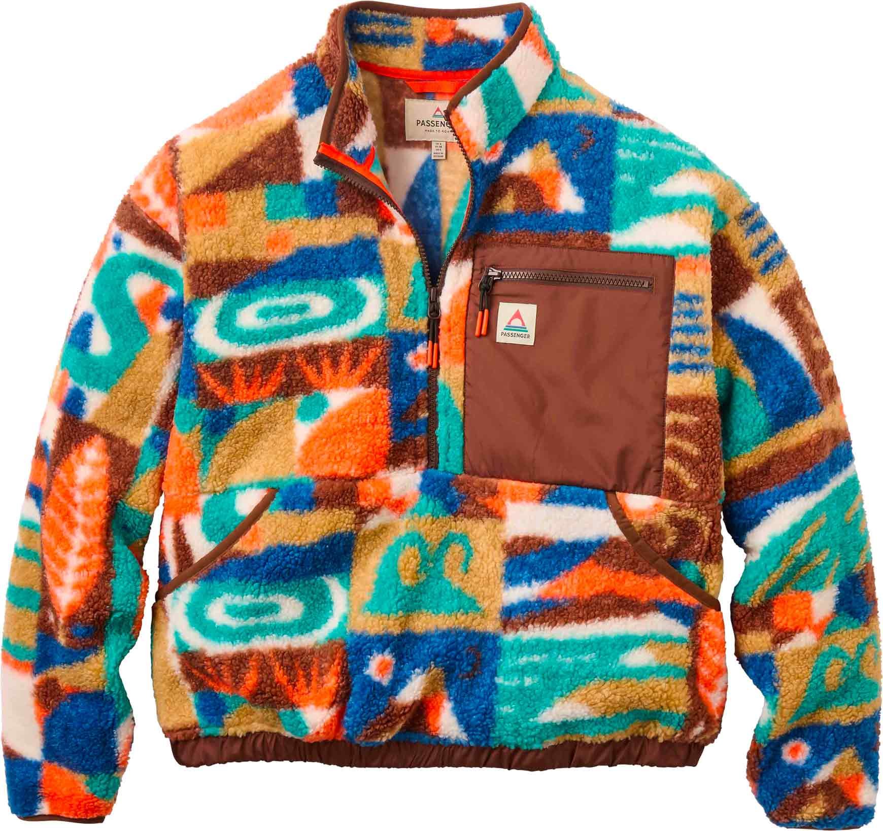 Ravi Sherpa Fleece W Lost On Purpose Pacific Green + Passenger