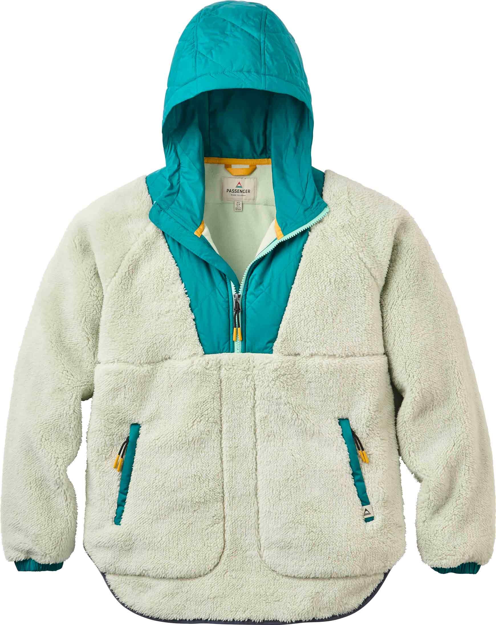 Beaumont Sherpa Hooded Fleece W Seaglass + Passenger