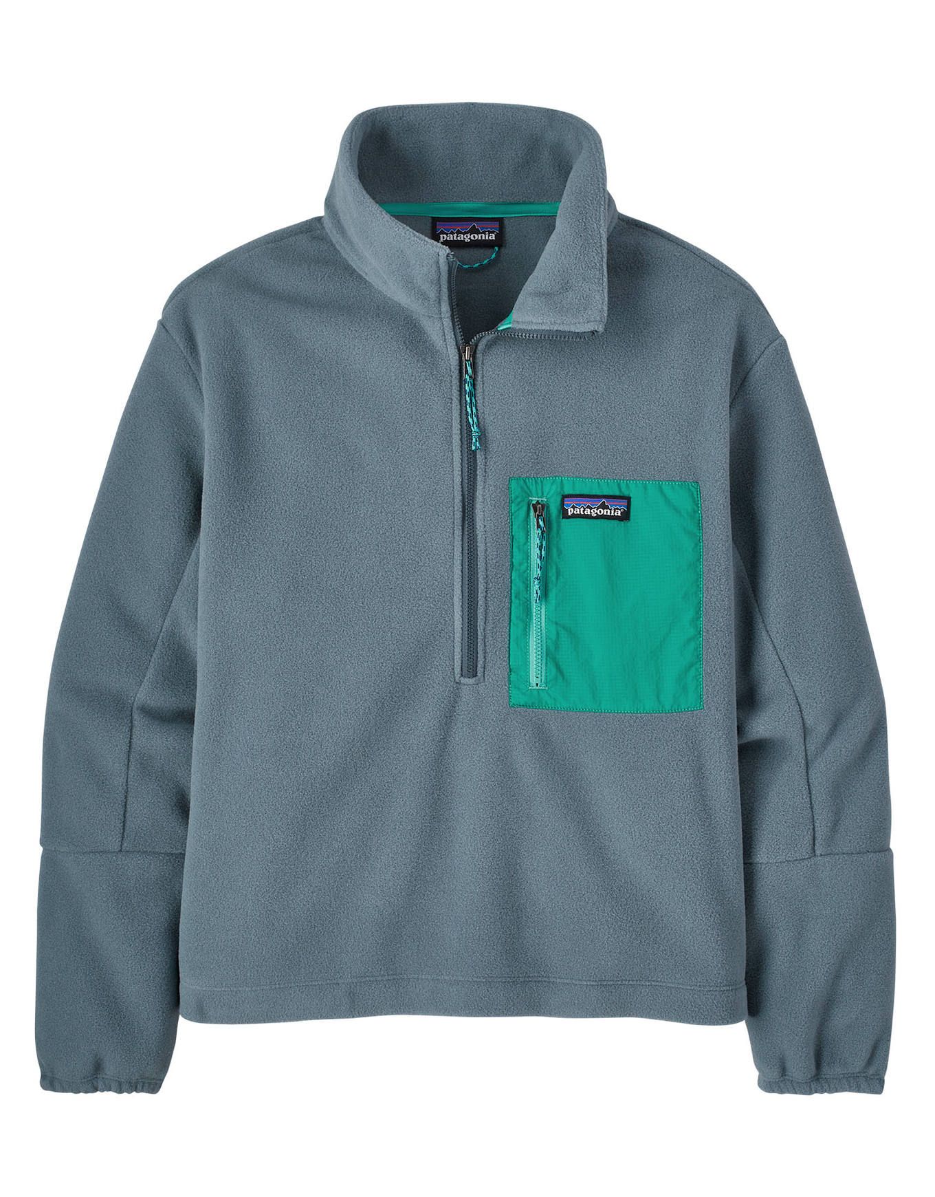 W's Microdini 1/2 Zip P/O Plume Grey + Patagonia