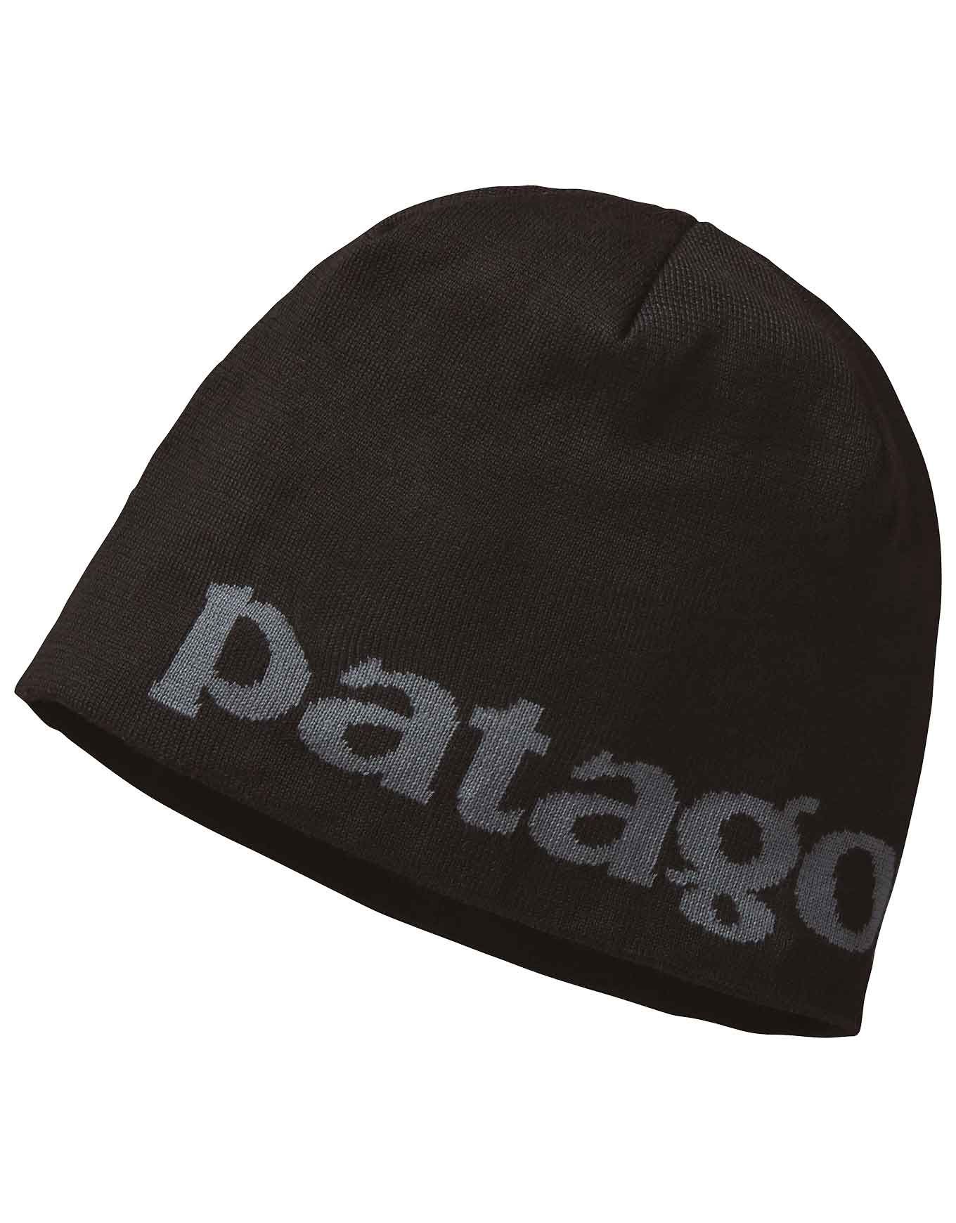 Beanie Hat Logo Belwe Black + Patagonia