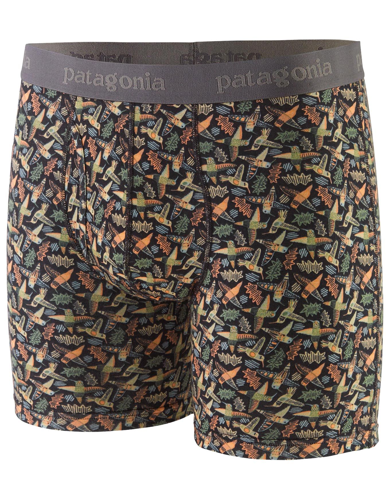 M's Essential Boxer Briefs - 6 in. Allen's Party: Ink Black + Patagonia
