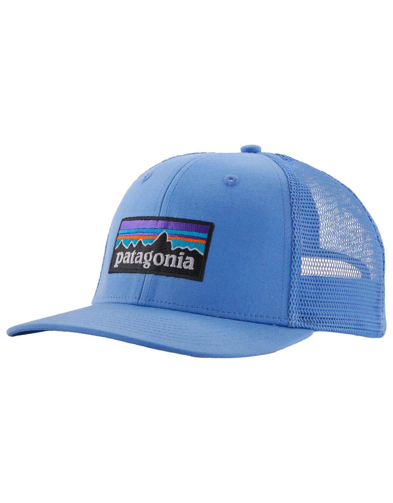 P-6 Logo Trucker Hat Abundant Blue + Patagonia
