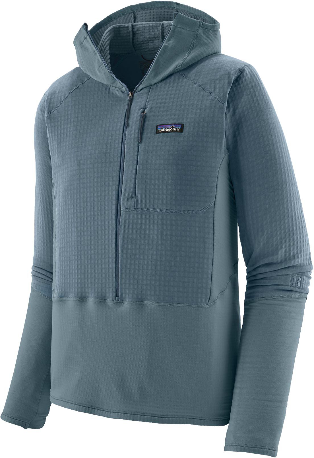 M's R1 P/O Hoody Utility Blue + Patagonia