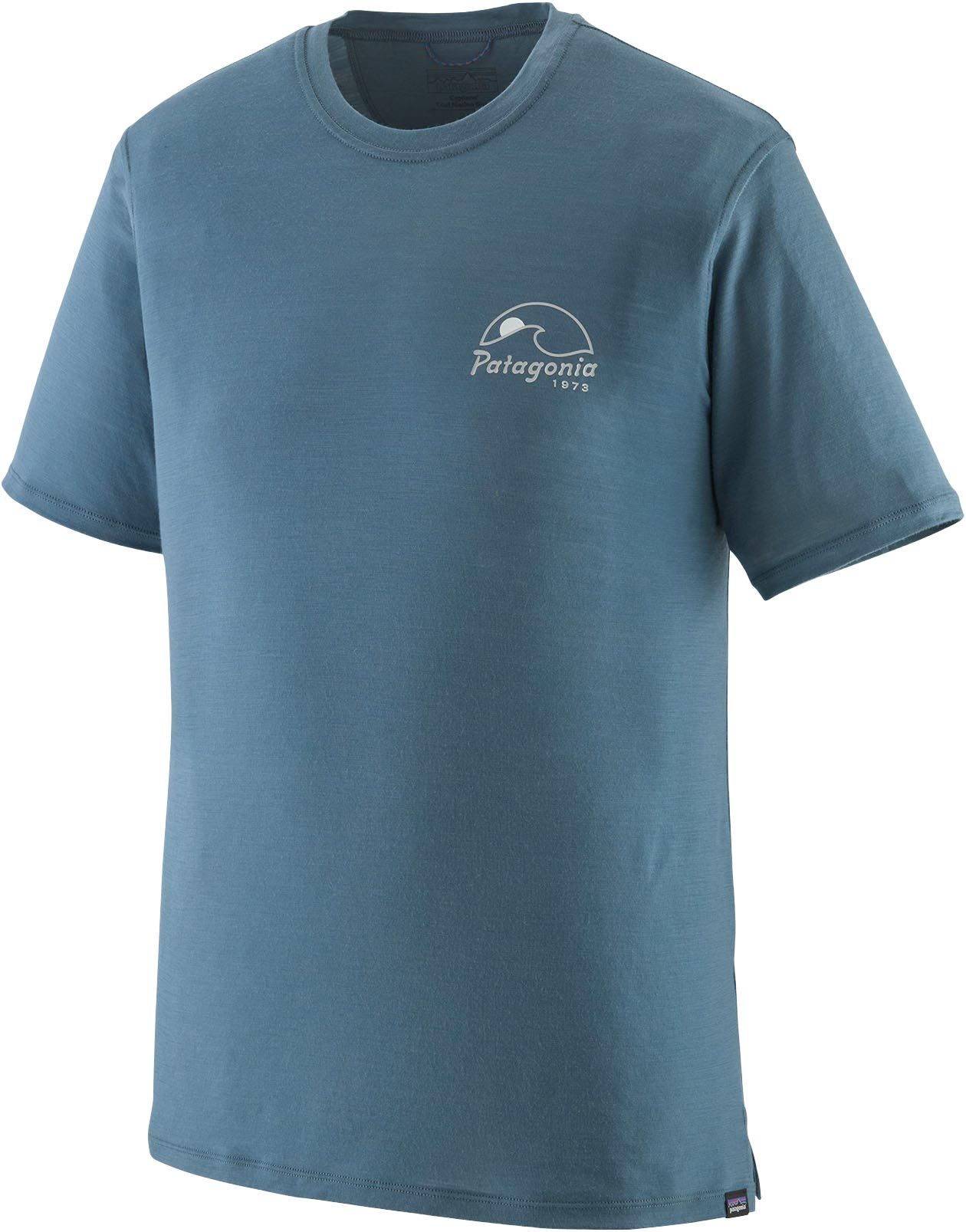 M's Cap Cool Merino Blend Graphic Shirt Imagine Moon: Utility Blue + Patagonia