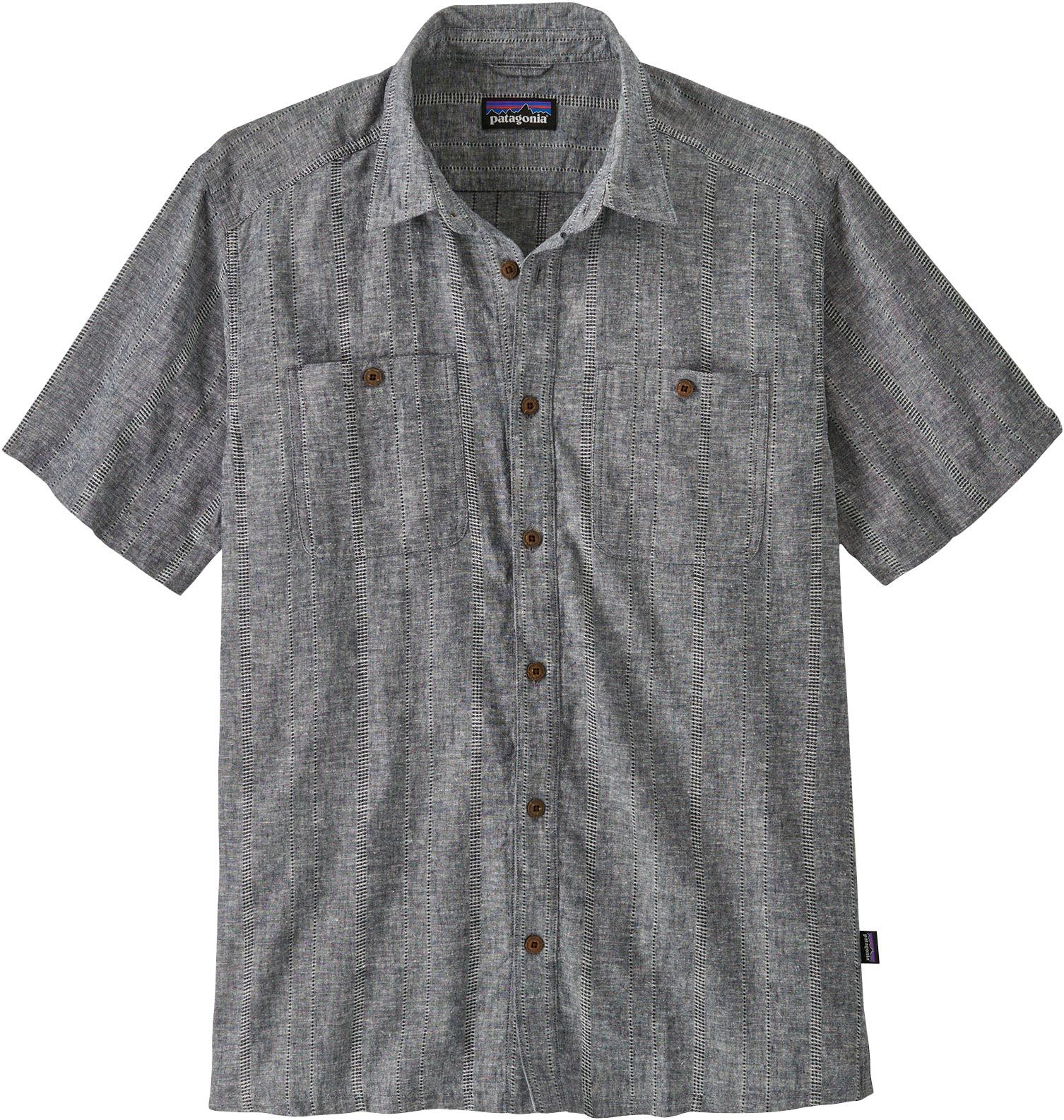 M's Back Step Shirt Swell Dobby: New Navy + Patagonia