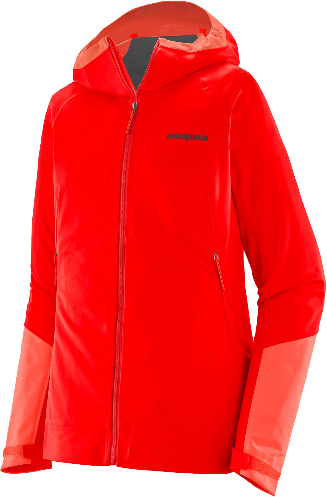 W's Upstride Jkt Sizzle Red + Patagonia