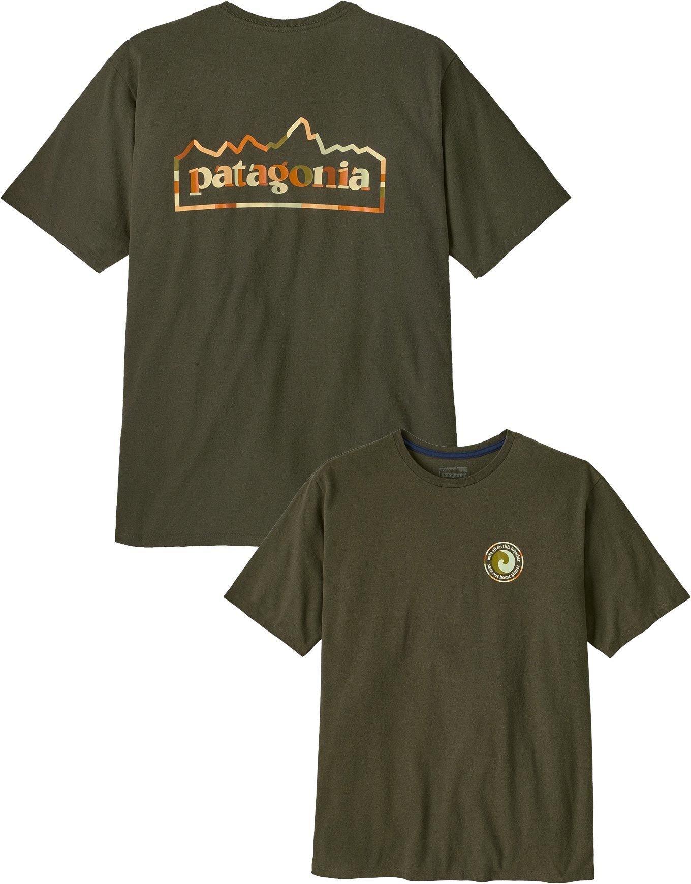 M's Unity Fitz Responsibili-Tee Basin Green + Patagonia