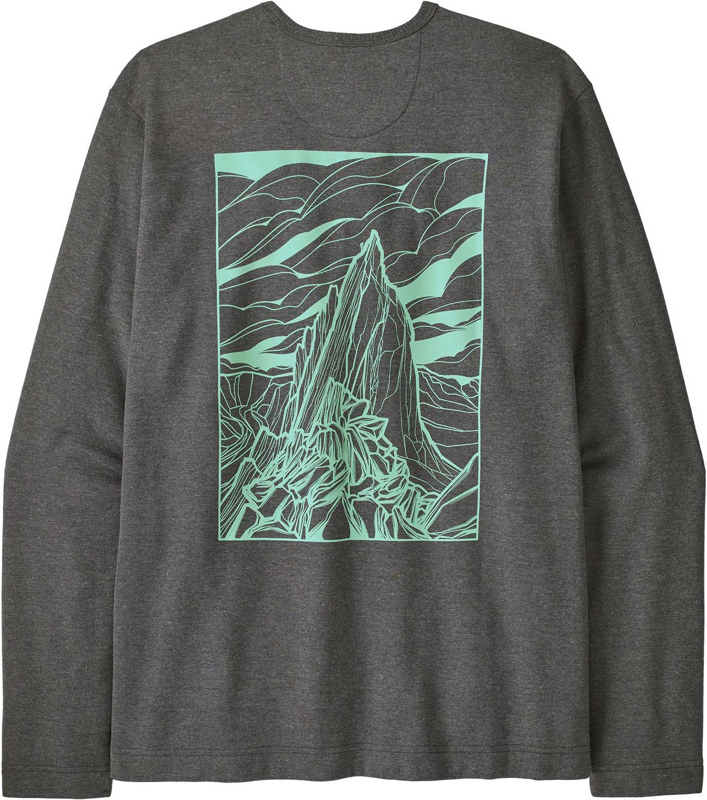 M's LW Cloud Crag Wildrise Crew Ink Black + Patagonia