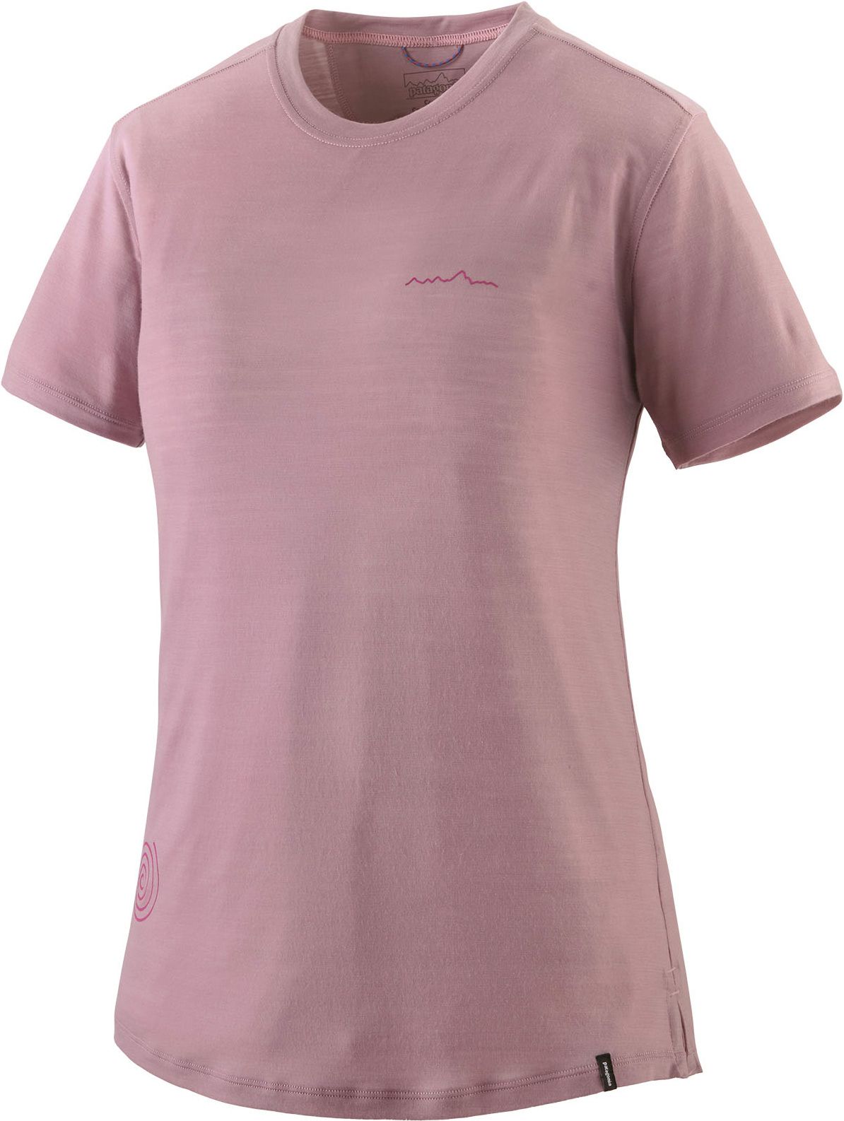 W's Cap Cool Merino Blend Graphic Shirt Multi-Pitch Quiet Violet + Patagonia