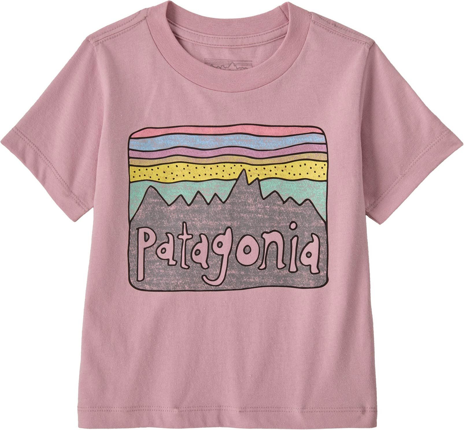 Baby Fitz Roy Skies T-Shirt Quiet Violet + Patagonia