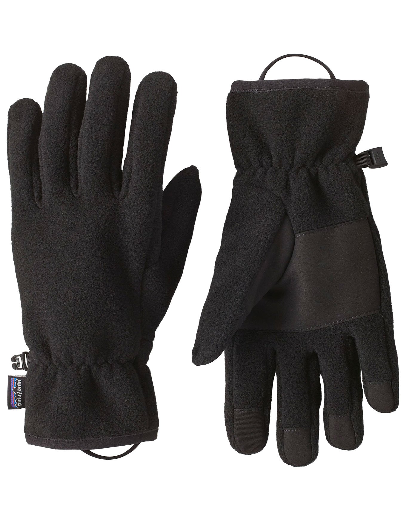 Synch Gloves Black Solid + Patagonia