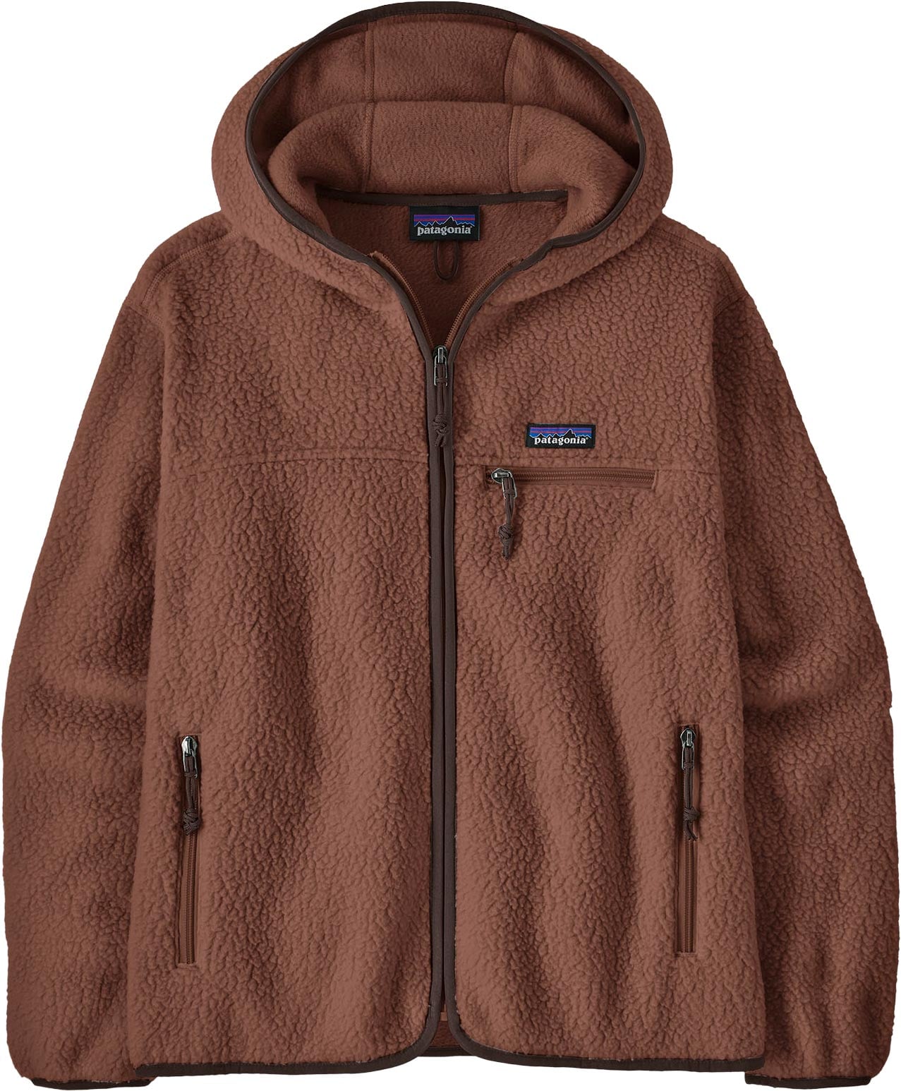 W's Retro Pile Hoody Berm Brown + Patagonia