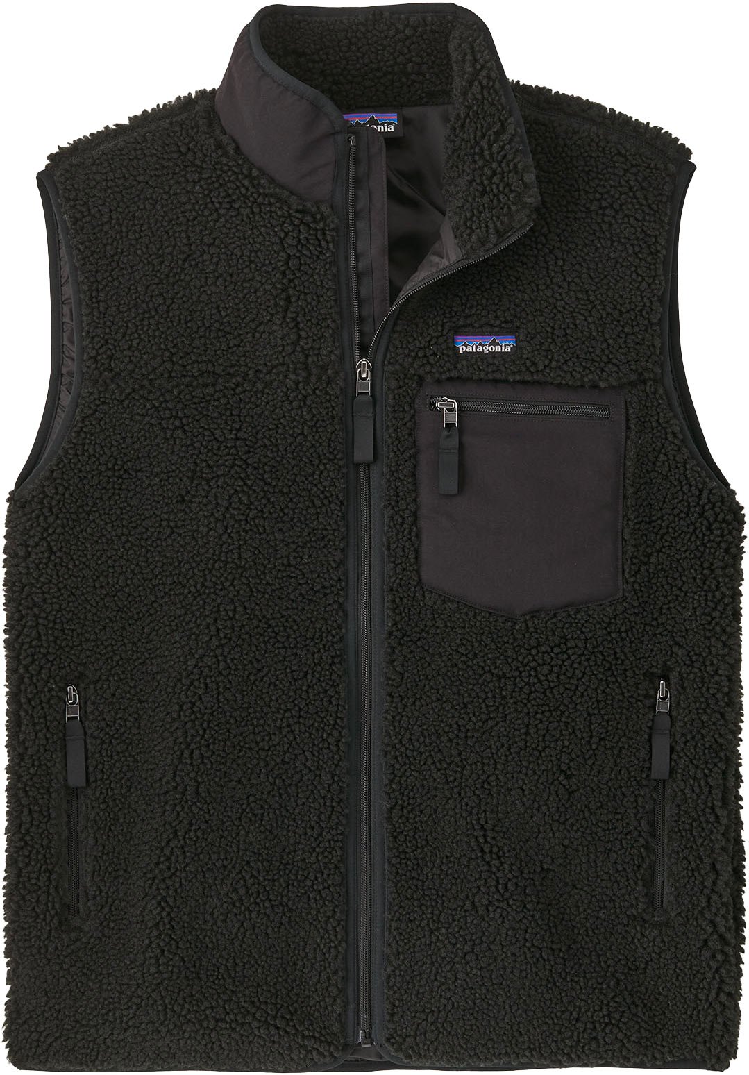 M's Classic Retro-X Vest Black w/Black + Patagonia