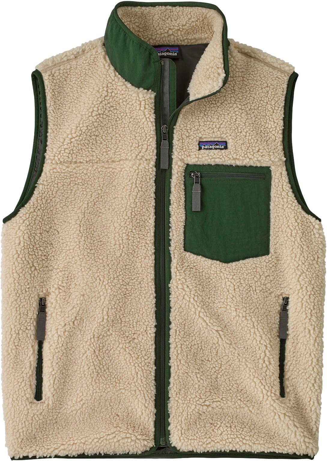 M's Classic Retro-X Vest Dark Natural w/Treeline Green + Patagonia