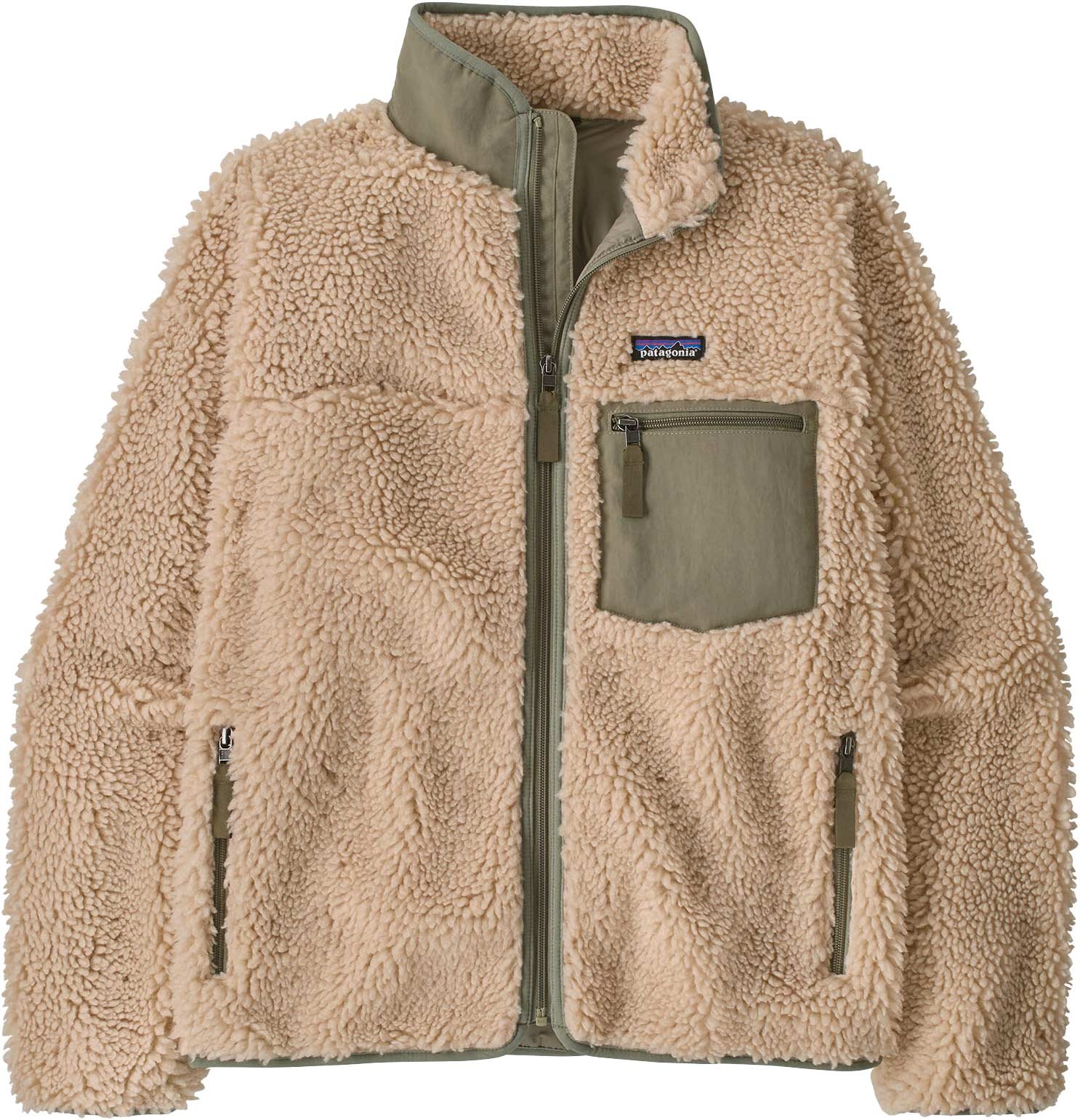 W's Classic Retro-X Jkt Dark Natural w/River Rock Green + Patagonia