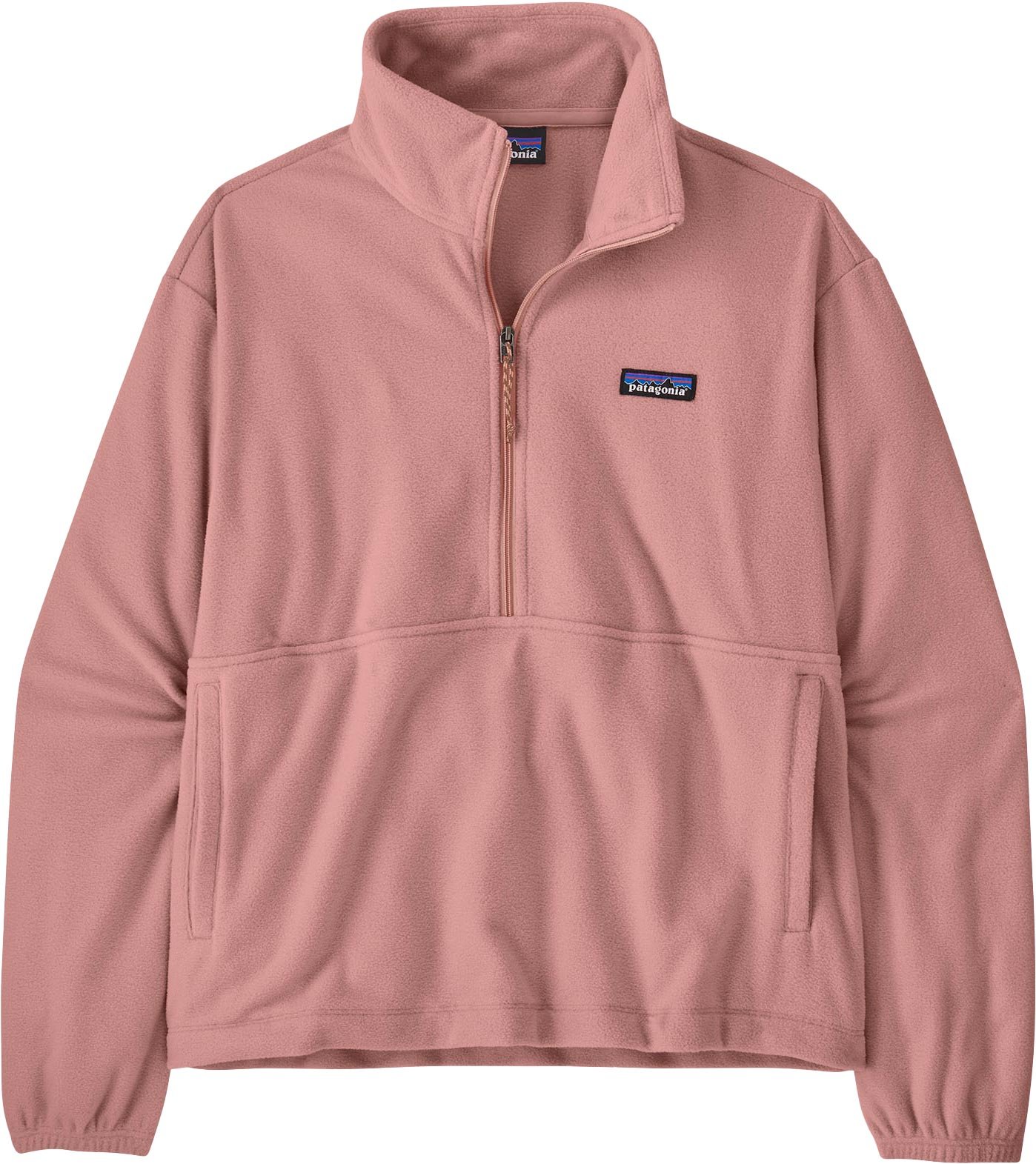 W's Micro D 1/2 Zip Fleece P/O Fuzzy Mauve + Patagonia