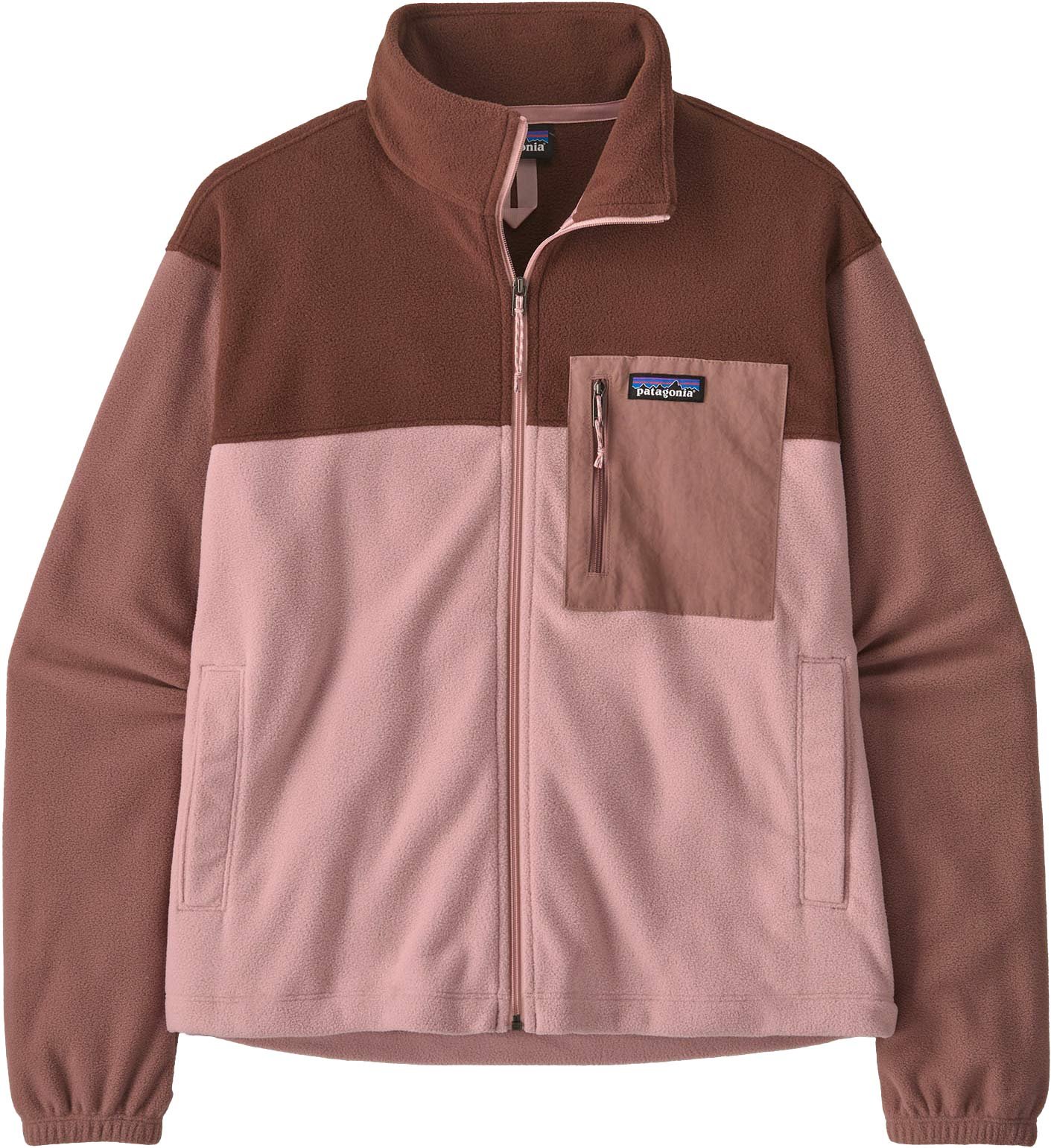 W's Micro D Patch Pocket Jkt Fuzzy Mauve + Patagonia