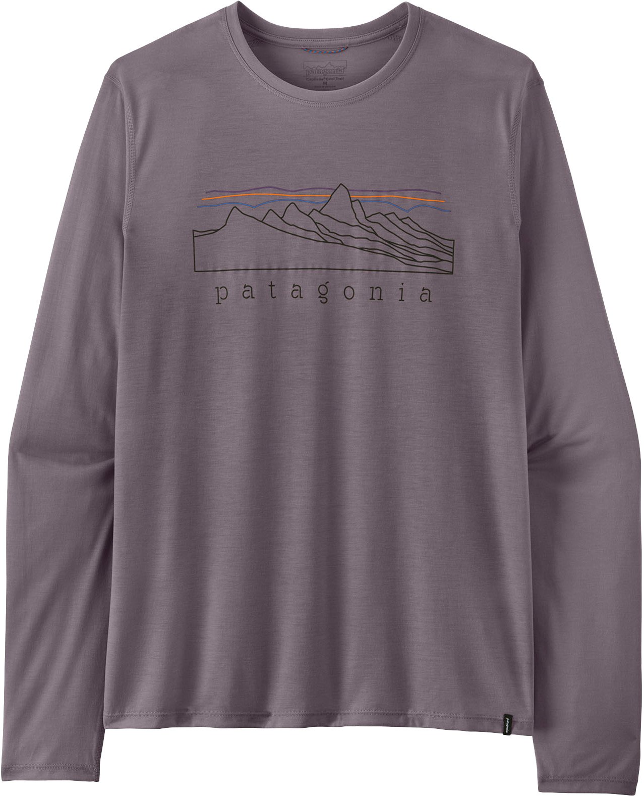 M's L/S Cap Cool Trail Shirt - Stratapeaks May Grey + Patagonia