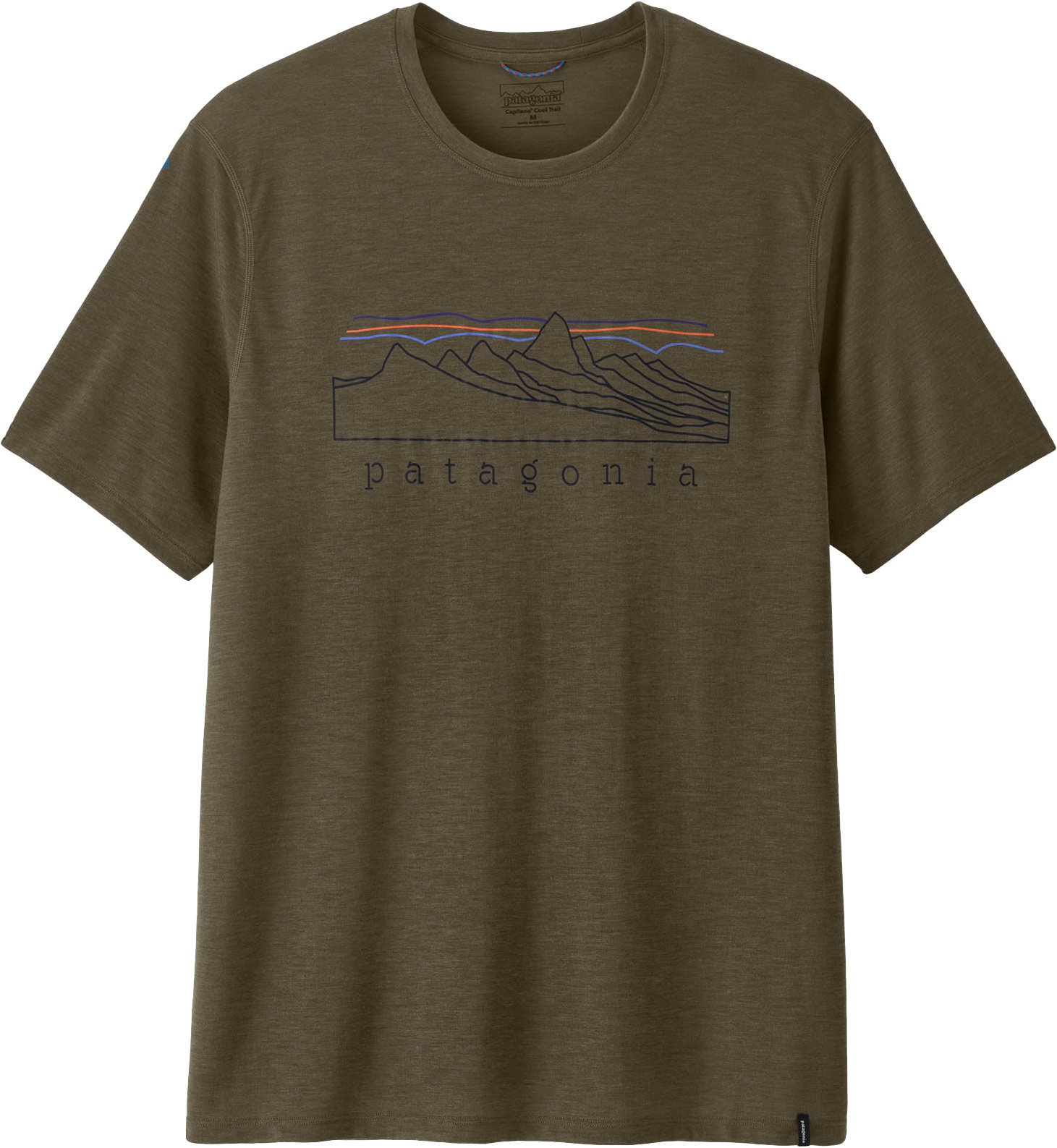 M's Cap Cool Trail Shirt - Stratapeaks Basin Green + Patagonia