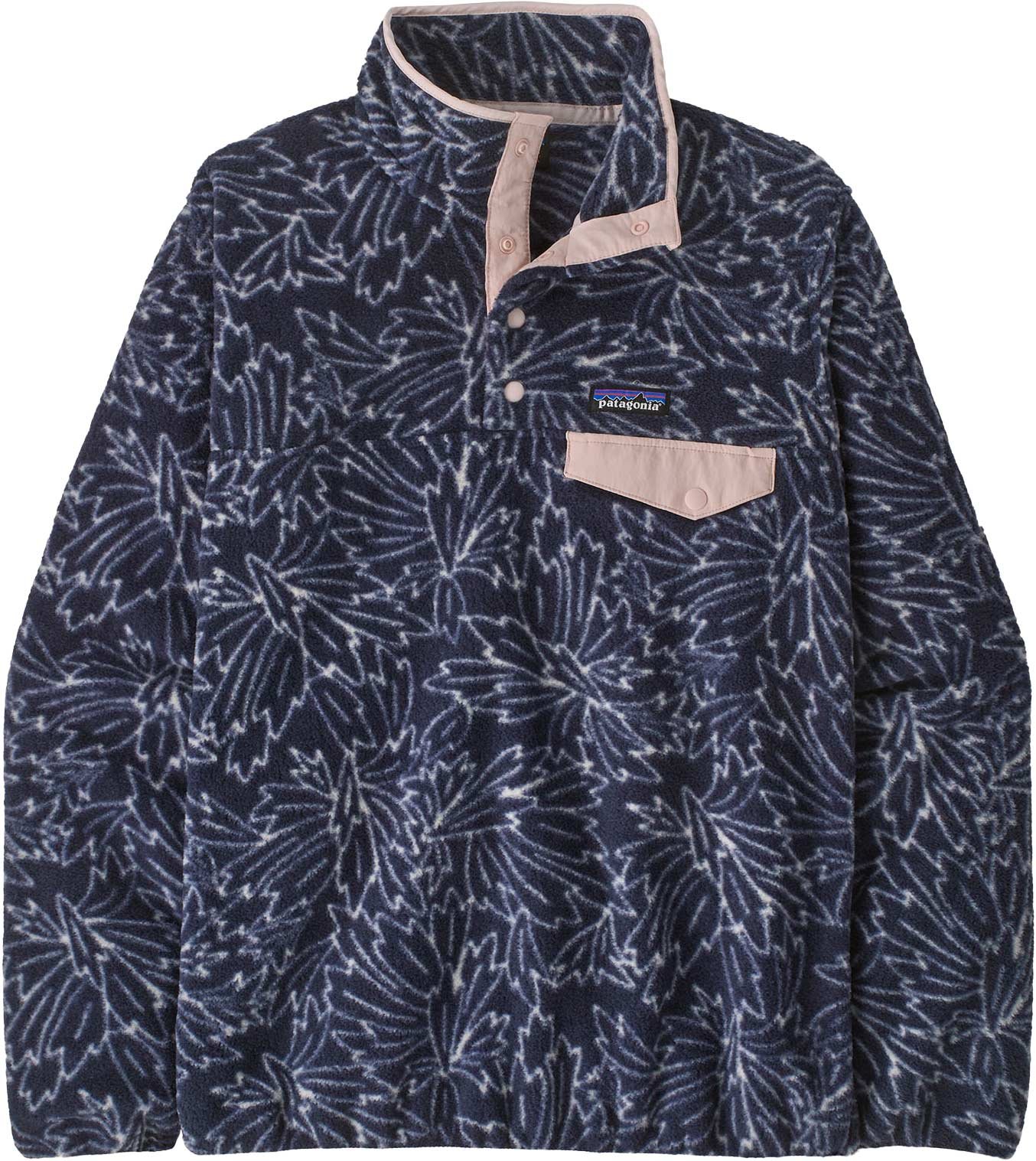 W's LW Synch Snap-T P/O Saxifrage Sunken Blue + Patagonia