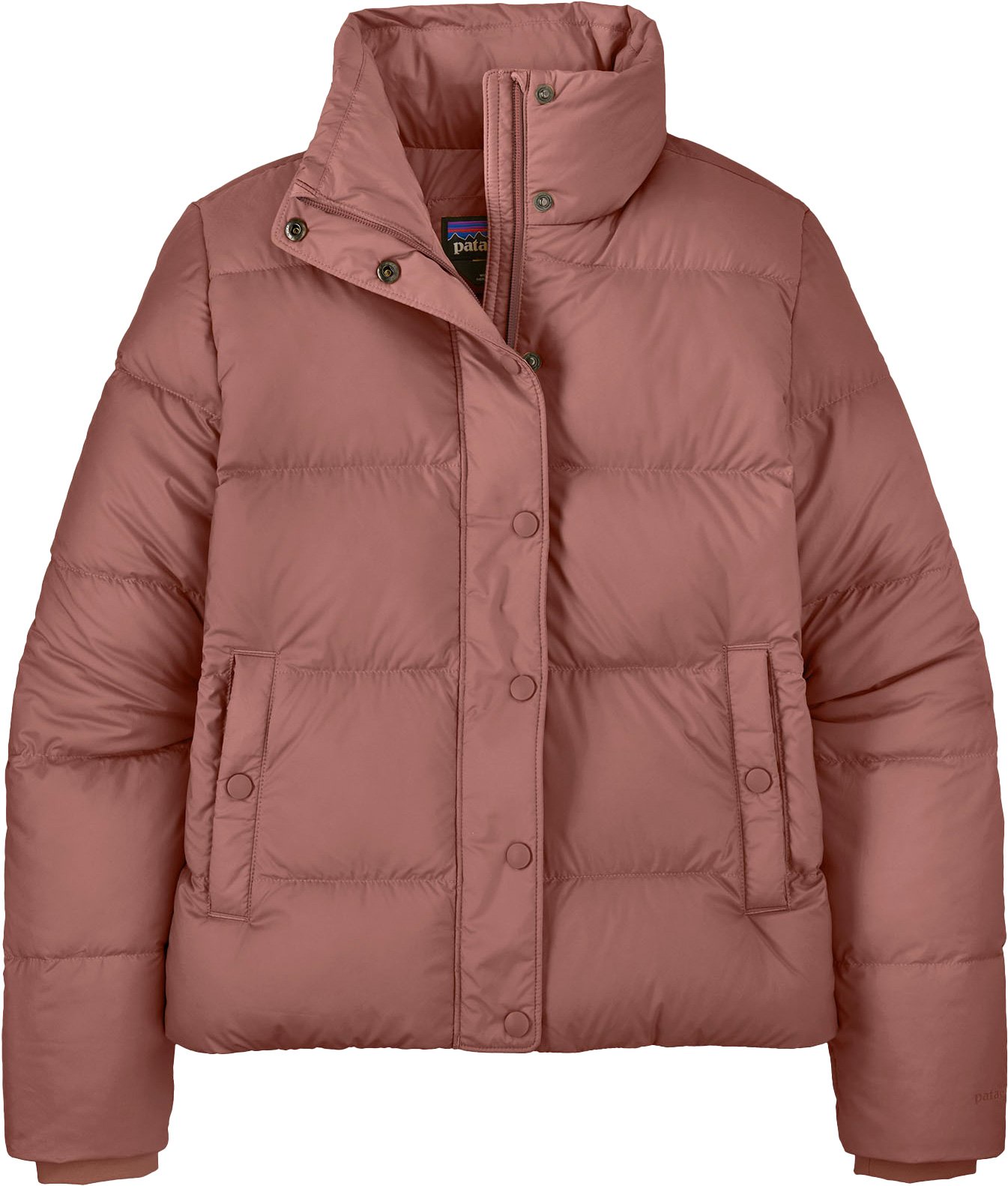 W's Silent Down Jkt Moonrise Taupe + Patagonia