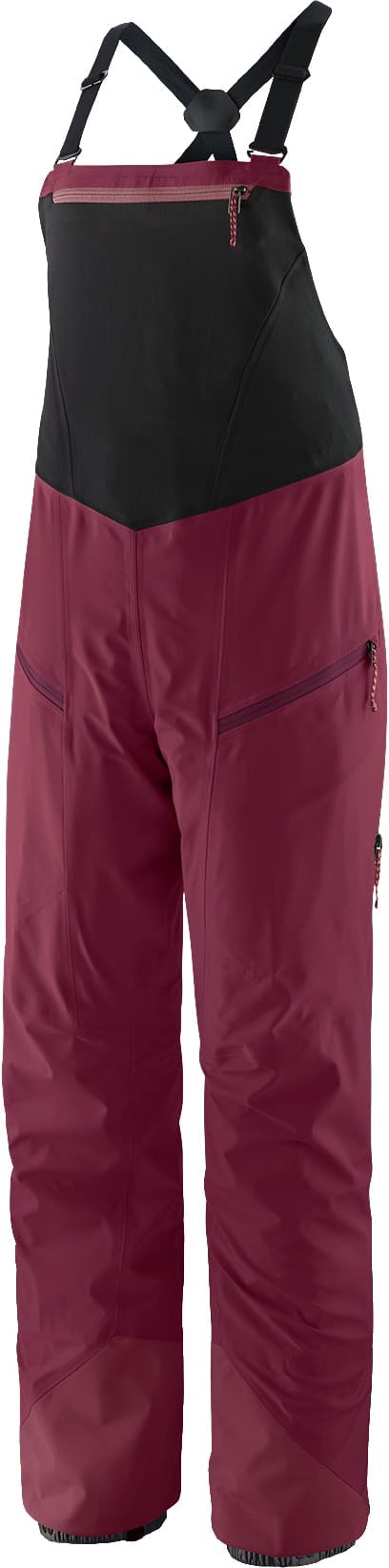 W's Snowdrifter Bibs Berry Fig + Patagonia