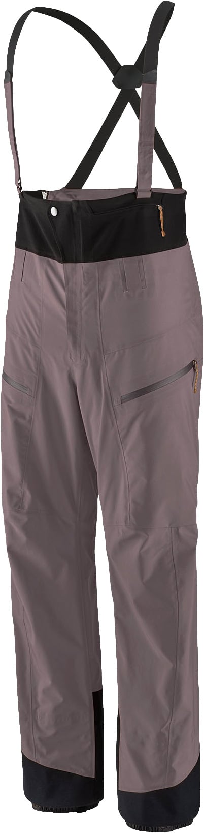 M's PowSlayer Bibs May Grey + Patagonia