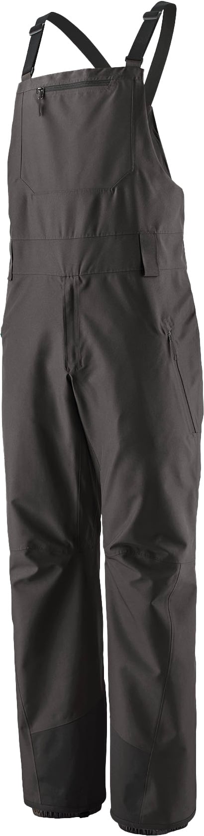 M's Powder Town Bibs - Reg Black + Patagonia