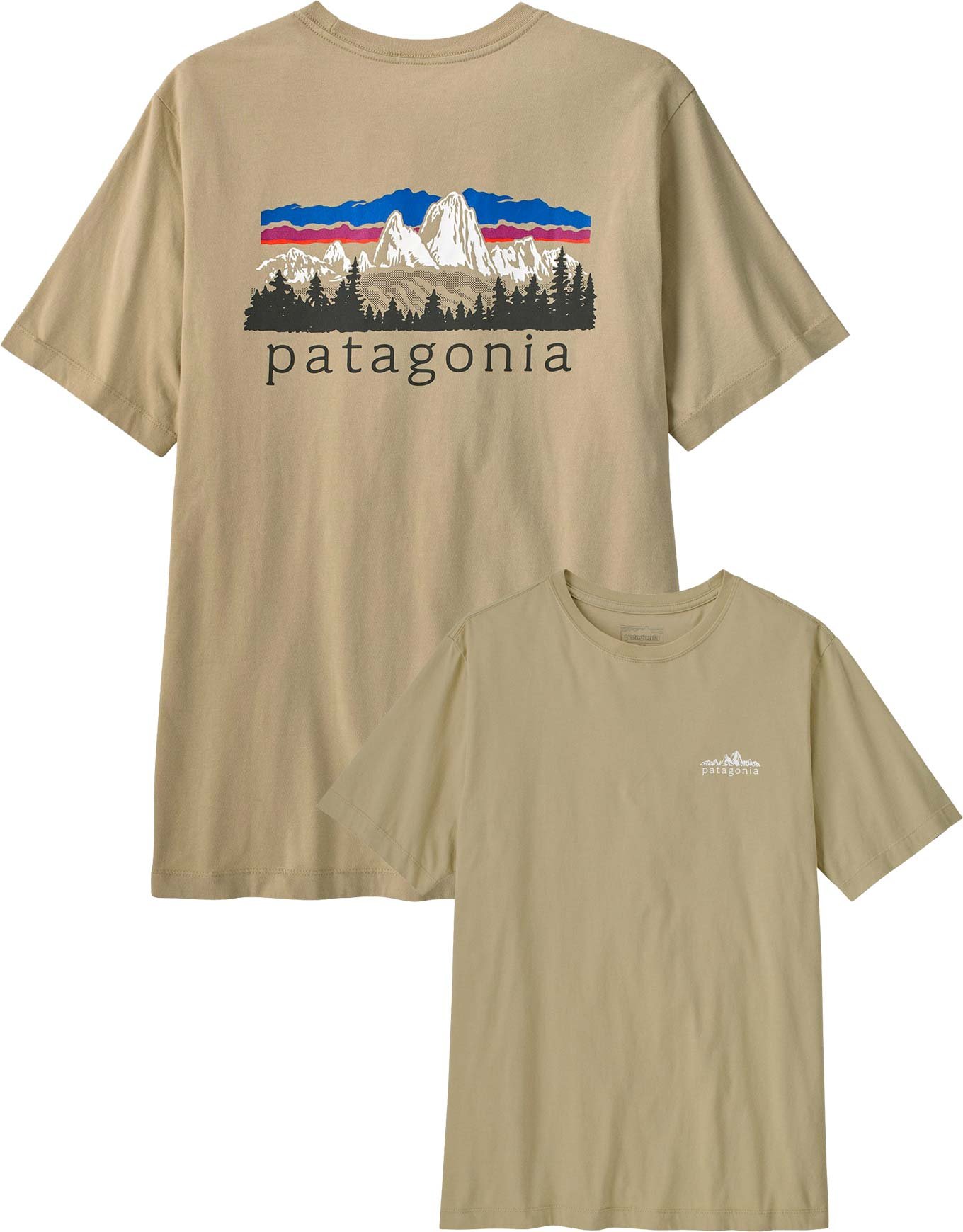 M's Fitz Roy Foothills T-Shirt Weathered Stone + Patagonia