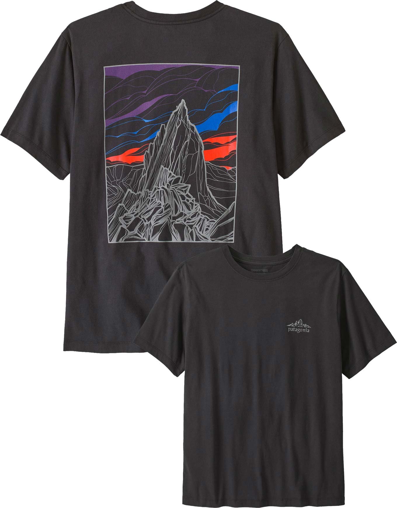 M's Cloud Crag T-Shirt Ink Black + Patagonia