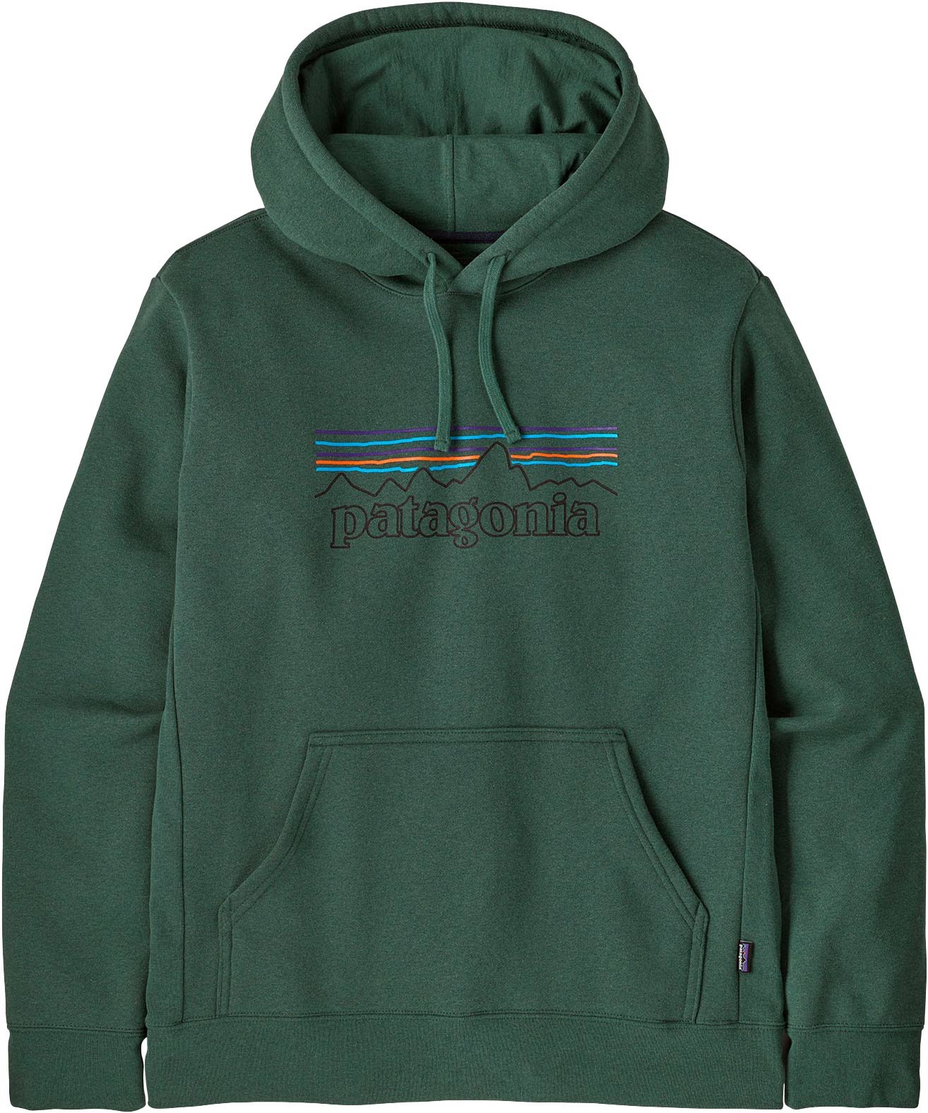 M's P-6 Logo Uprisal Hoody P-6 Outline Canopy Green + Patagonia