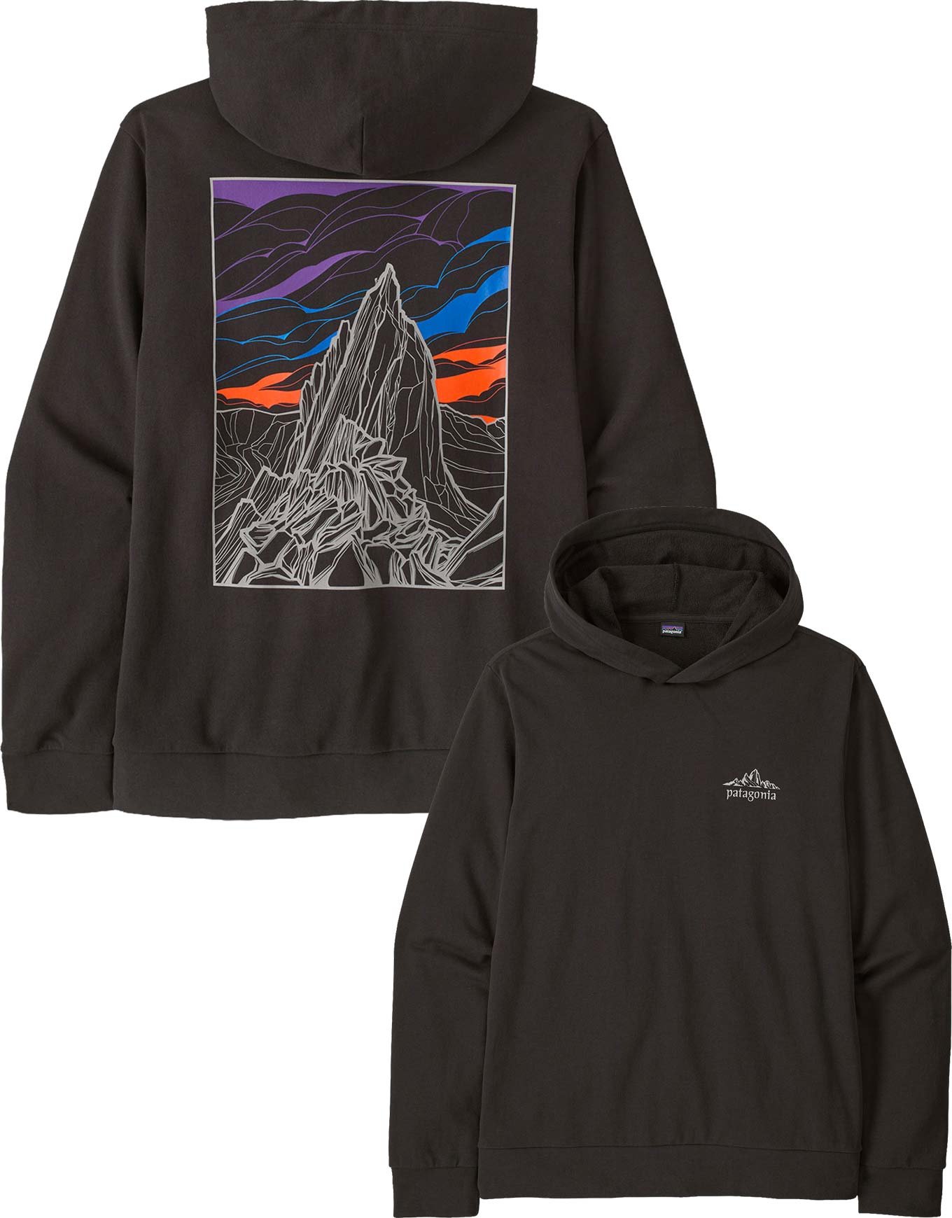 M's Cloud Crag Daily Hoody Black + Patagonia