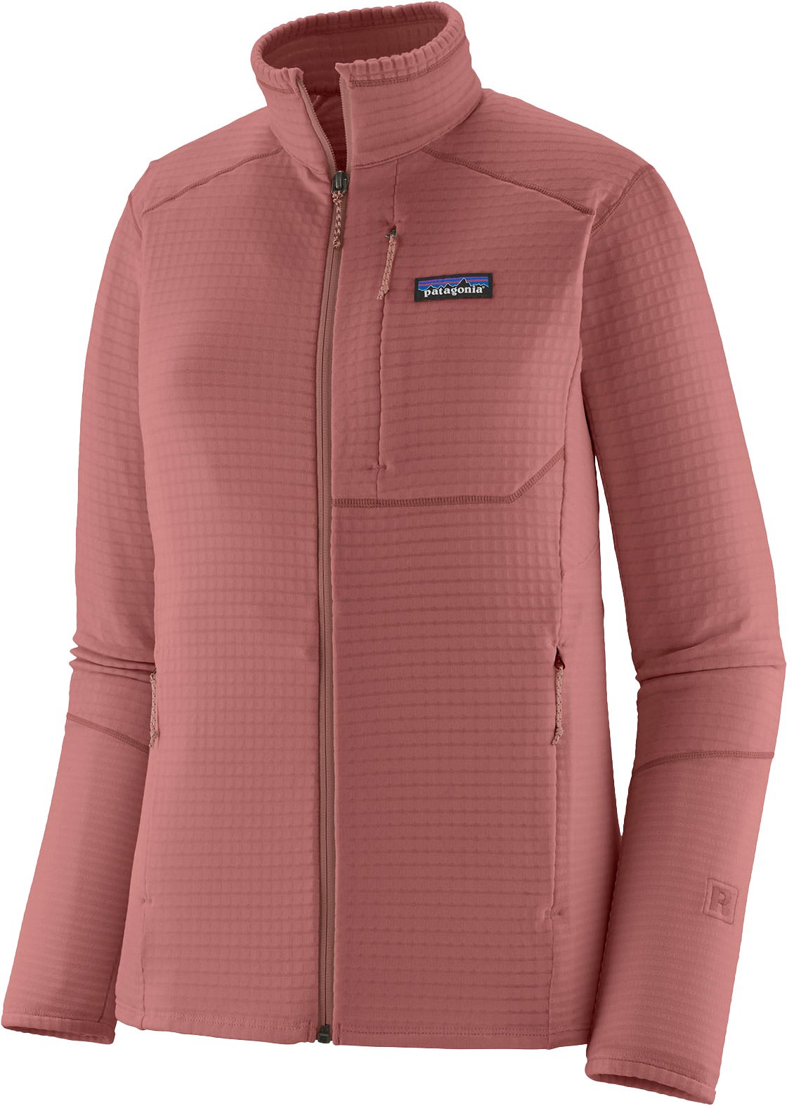 W's R1 Jkt Moonrise Taupe + Patagonia