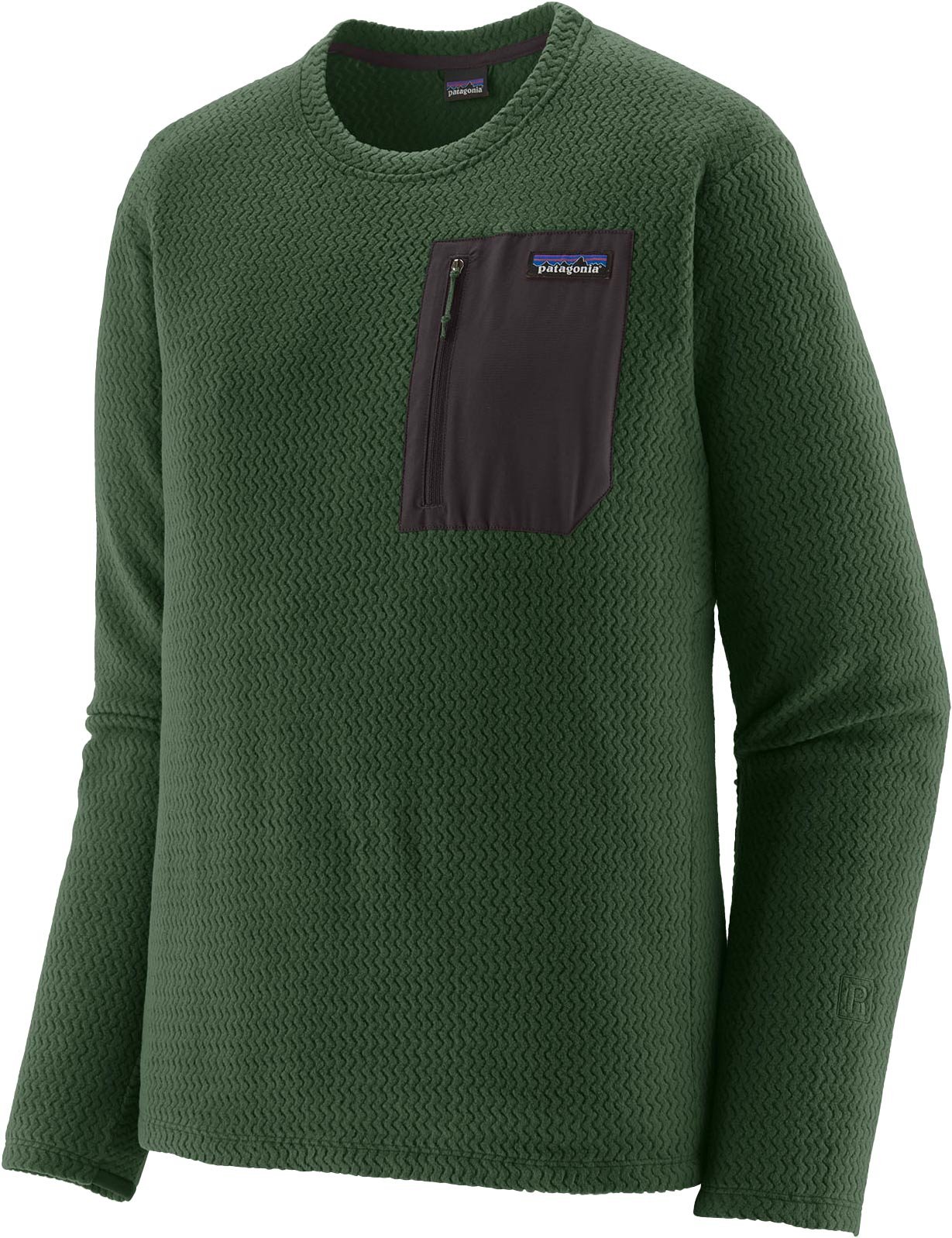M's R1 Air Crew Treeline Green + Patagonia
