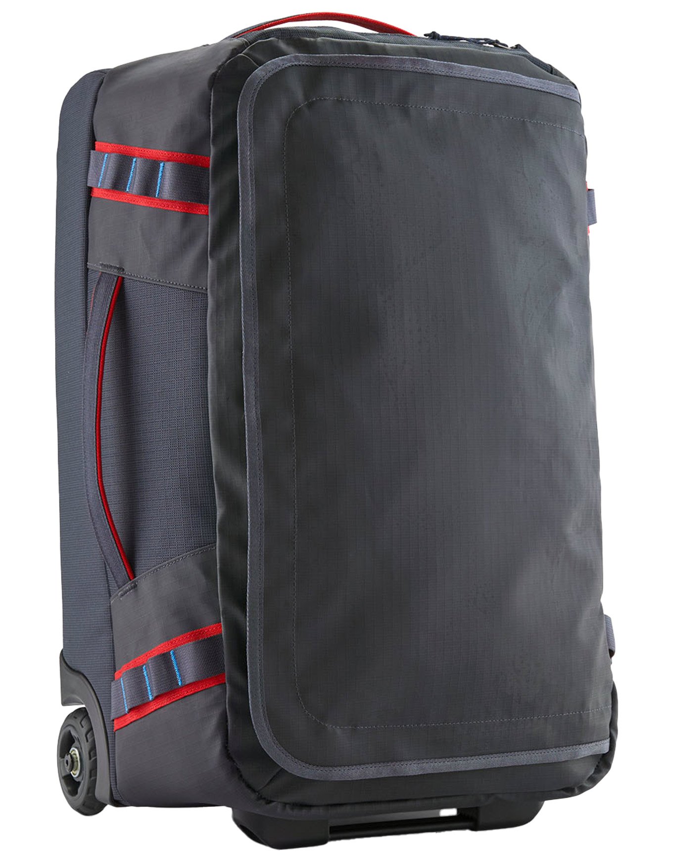 Black Hole Wheeled Duffel 40L Smolder Blue w/Amanita Red + Patagonia