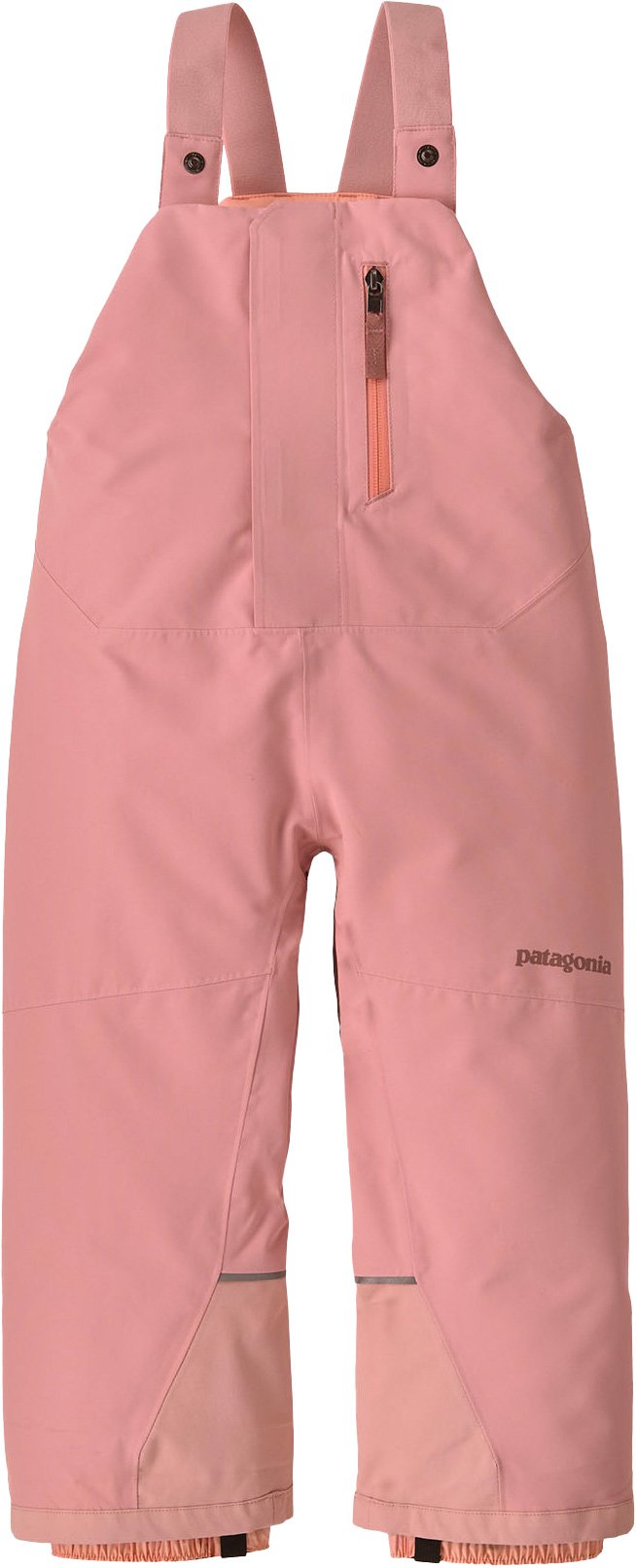 Baby Snow Pile Bibs Fuzzy Mauve + Patagonia