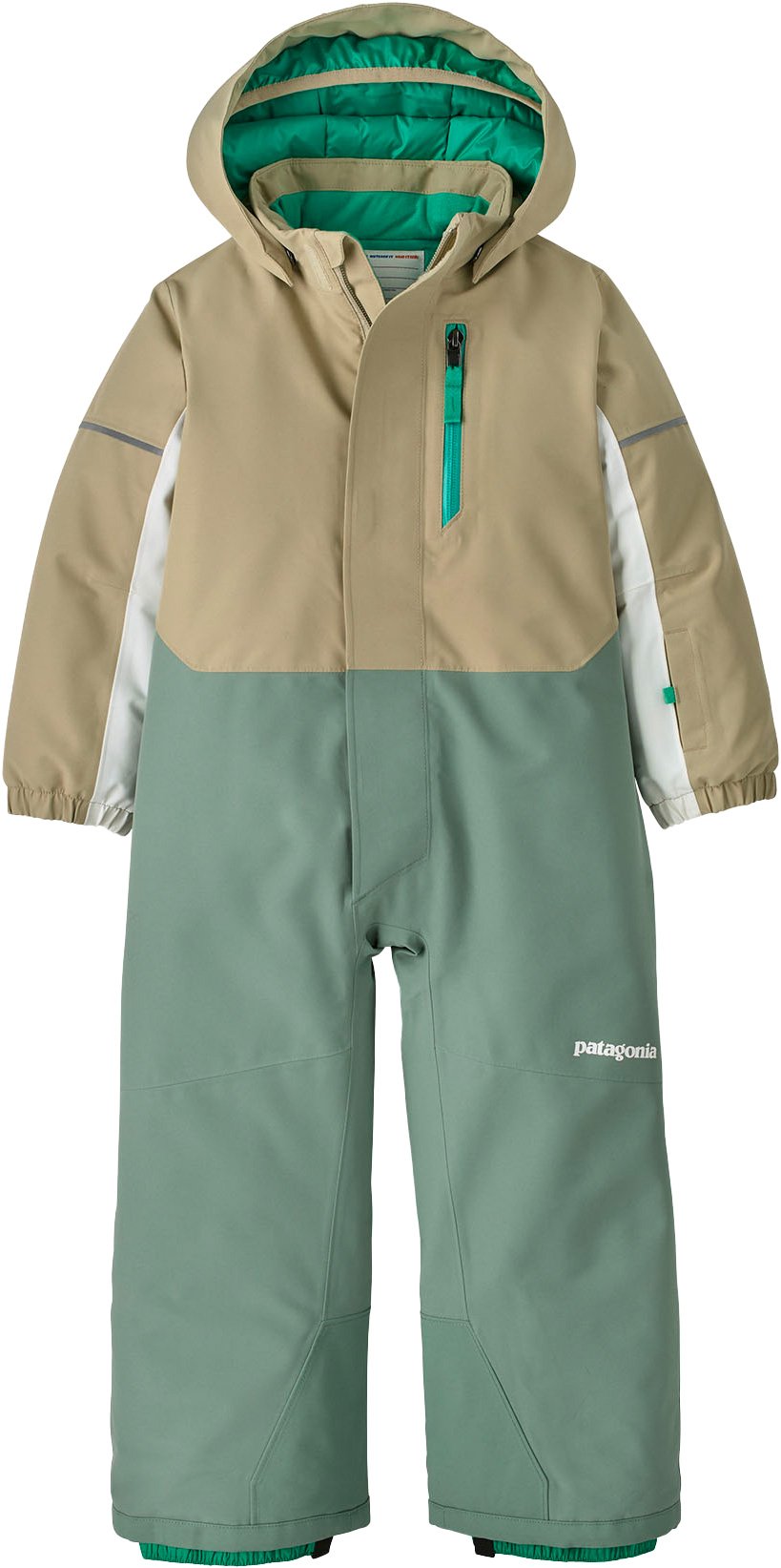 Baby Snow Pile One-Piece Weathered Stone + Patagonia