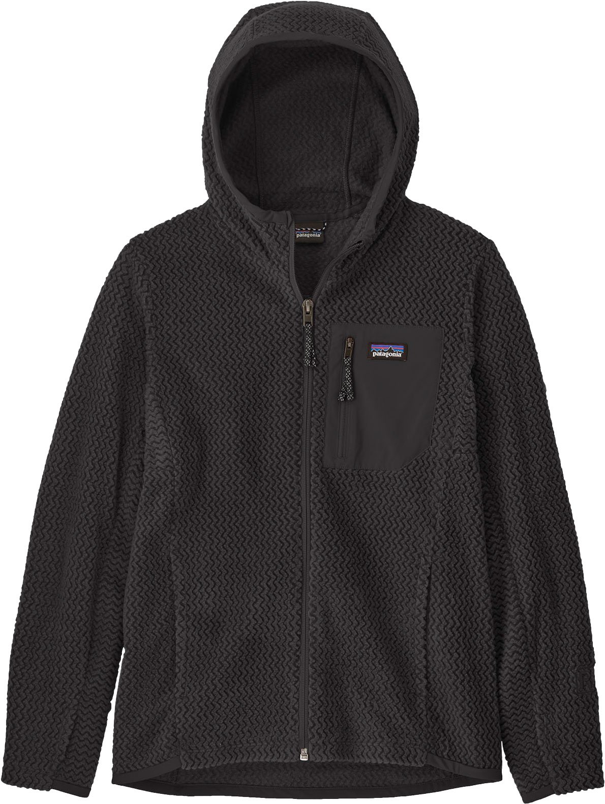 K's R1 Air Full-Zip Hoody Black + Patagonia