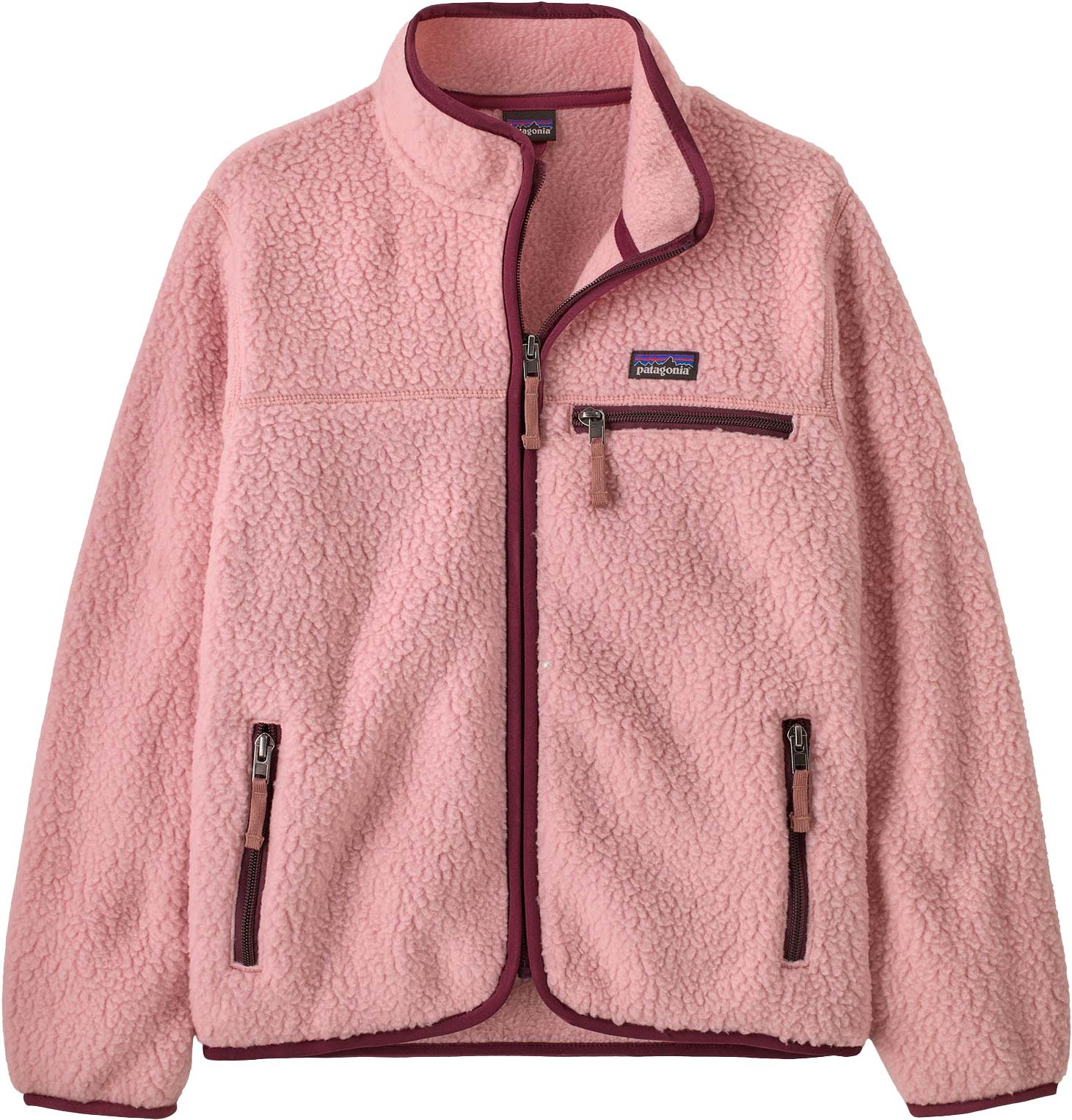 K's Retro Pile Jkt Fuzzy Mauve + Patagonia