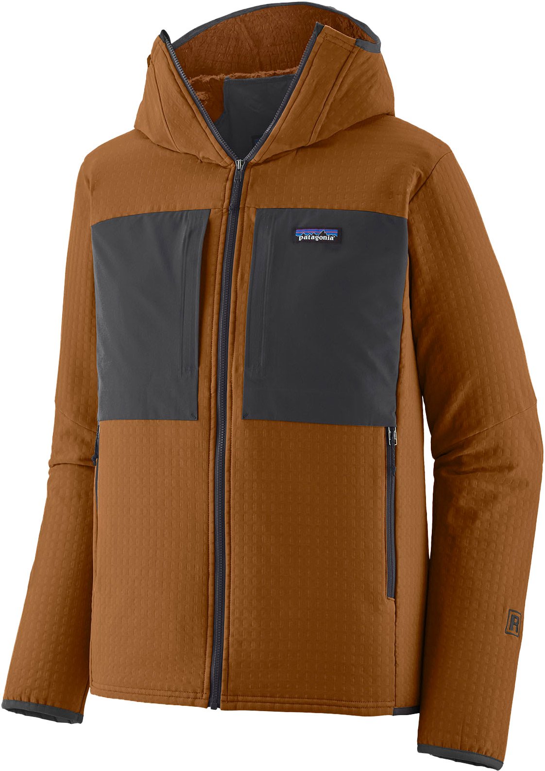 M's R2 TechFace Hoody Deer Brown + Patagonia