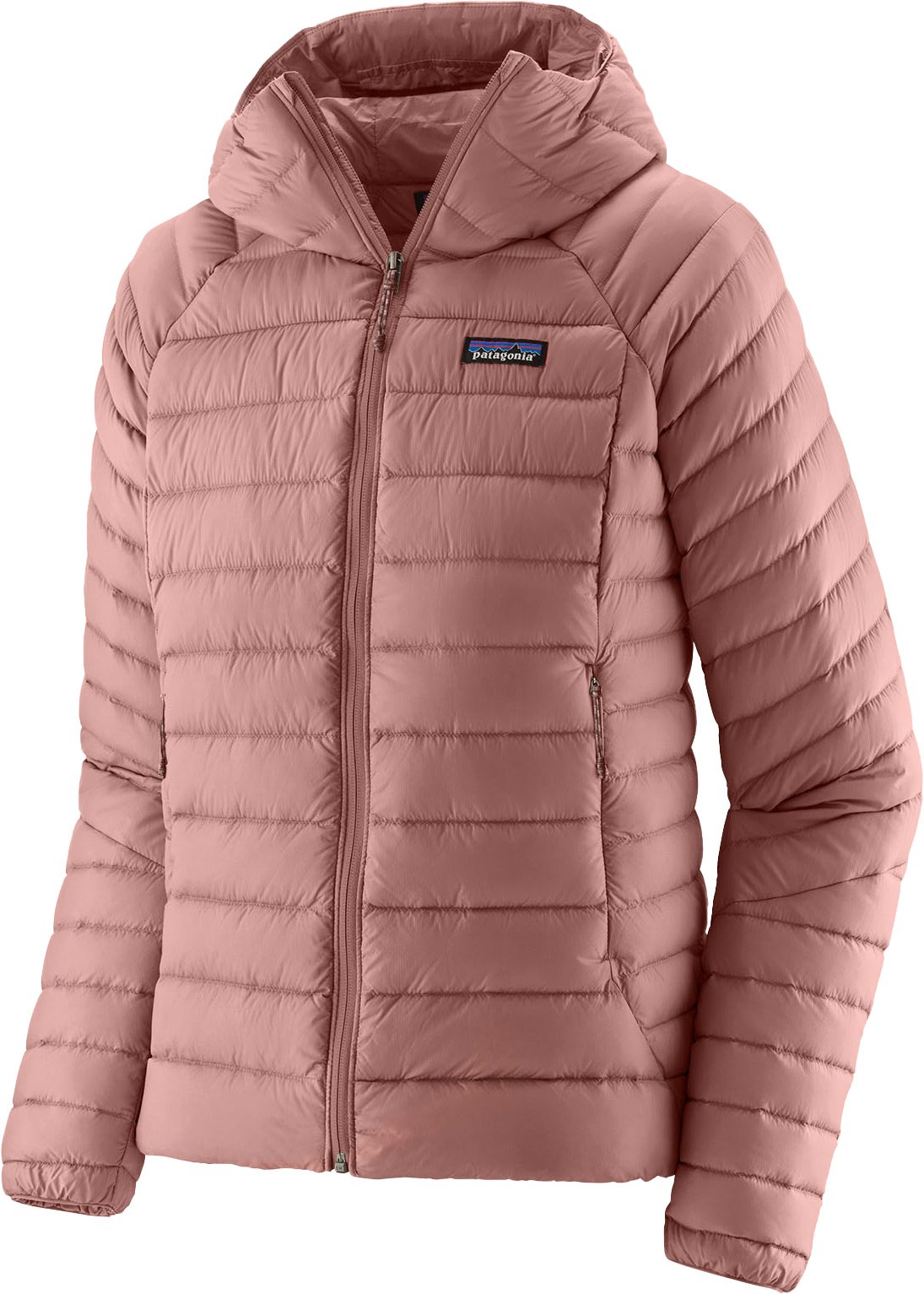 W's Down Sweater Hoody Moonrise Taupe + Patagonia