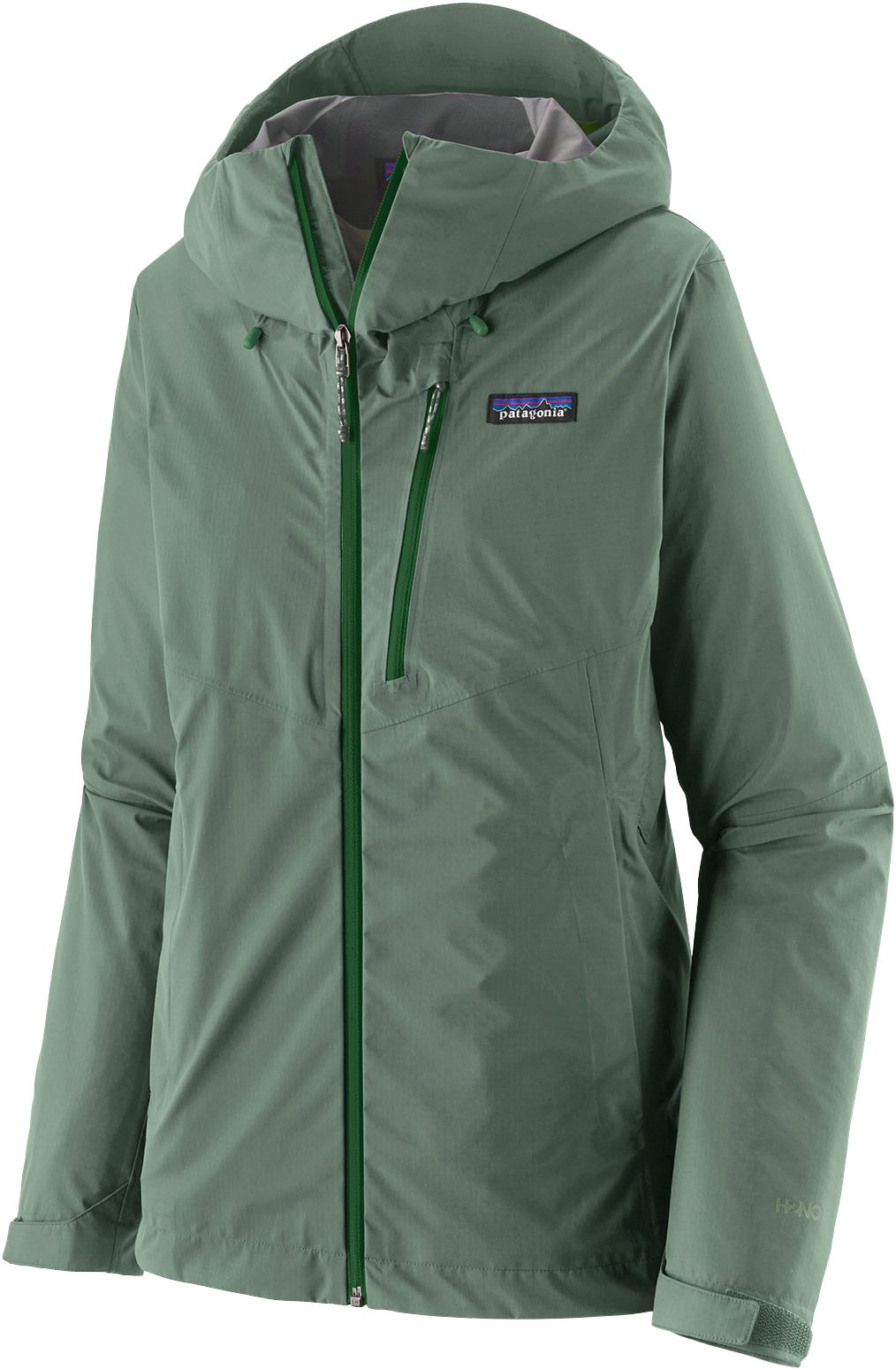 W's Granite Crest Rain Jkt Canopy Green + Patagonia