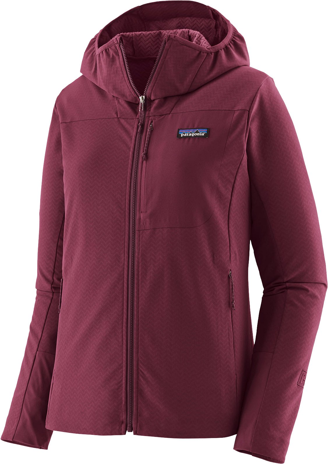 W's R1 CrossStrata Hoody Berry Fig + Patagonia