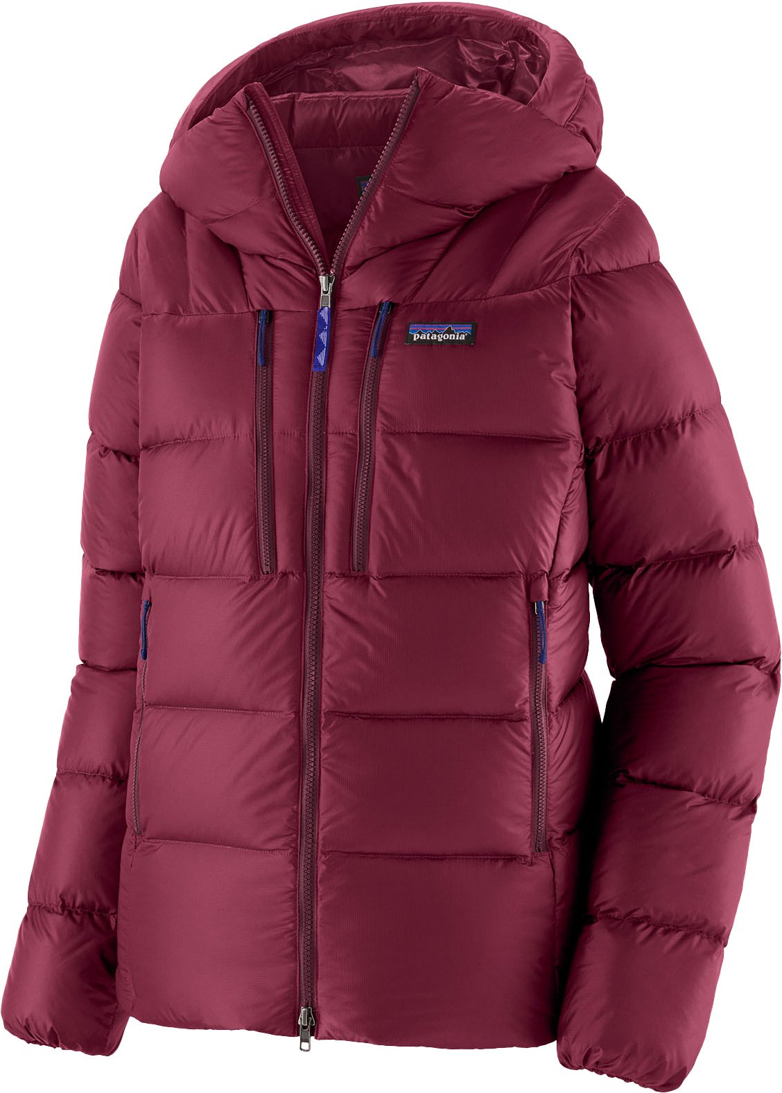 W's Fitz Roy Down Hoody Berry Fig + Patagonia