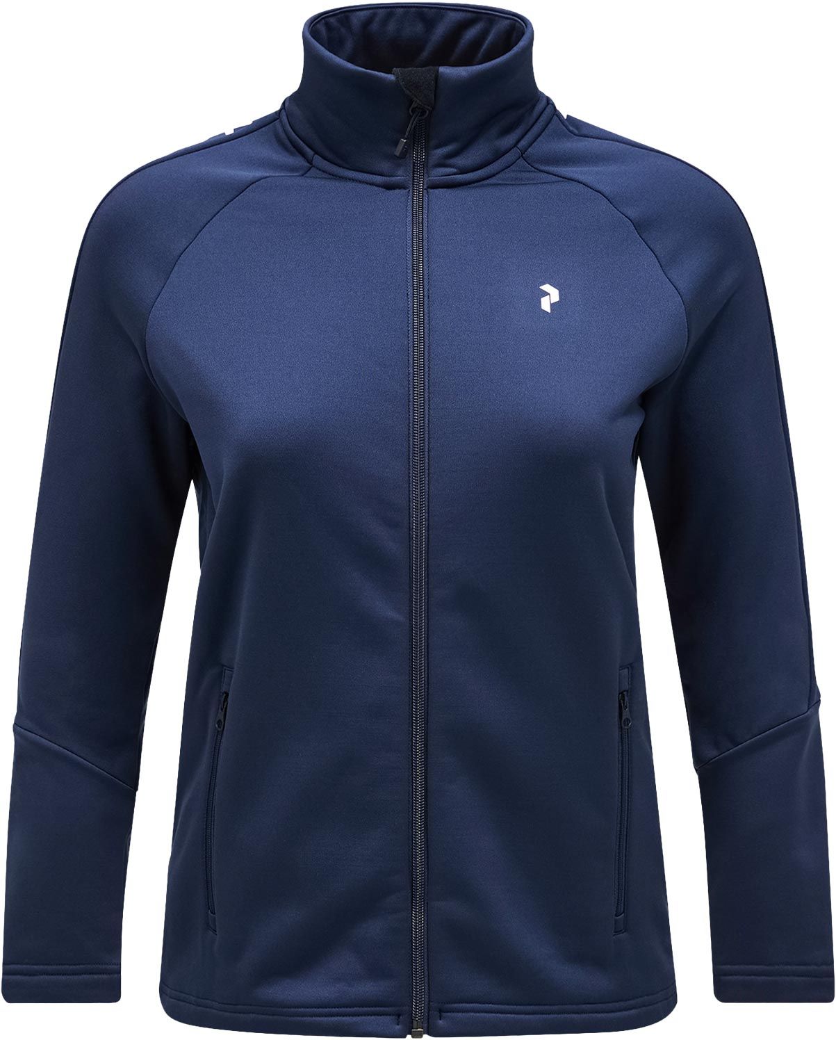 W Rider Zip Jacket Blue Shadow + Peak Performance