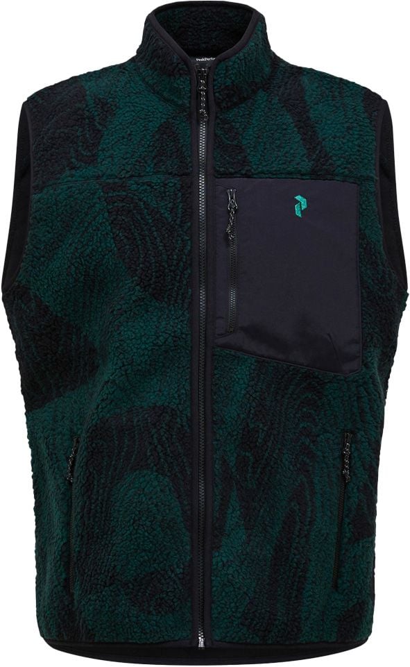 M Graphic Pile Vest Logo Era + Peak Performance