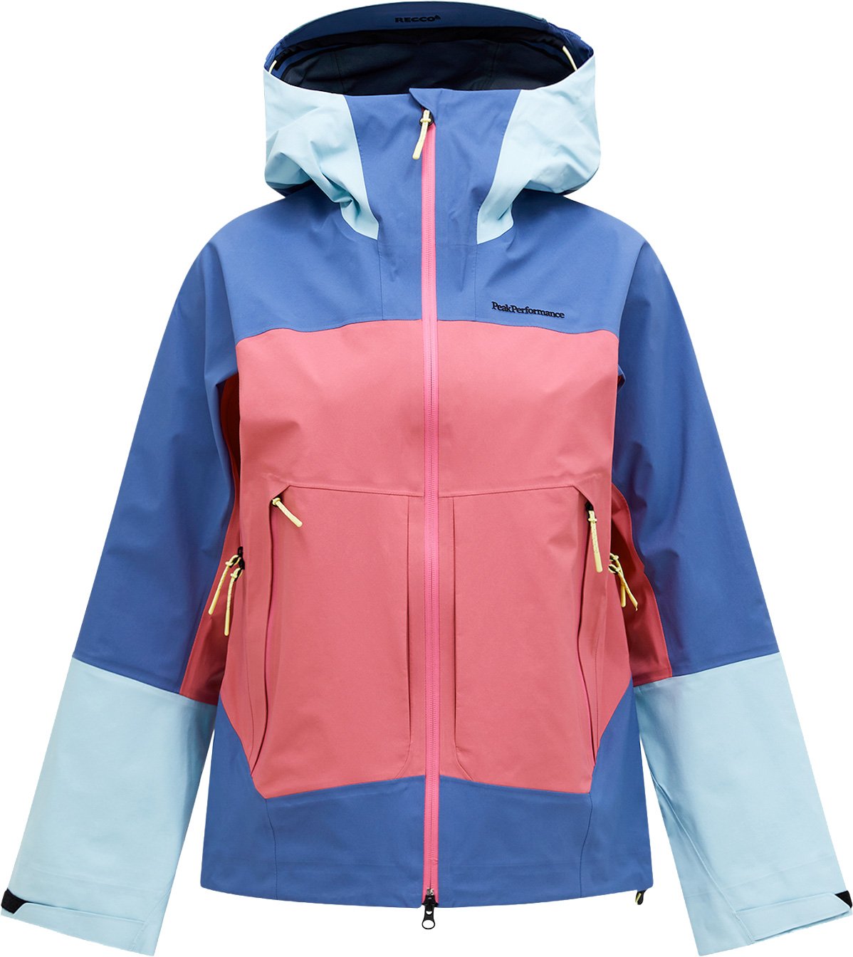W Vislight Gore-Tex C-Knit Jacket Summit Sky Mountain Blush + Peak Performance