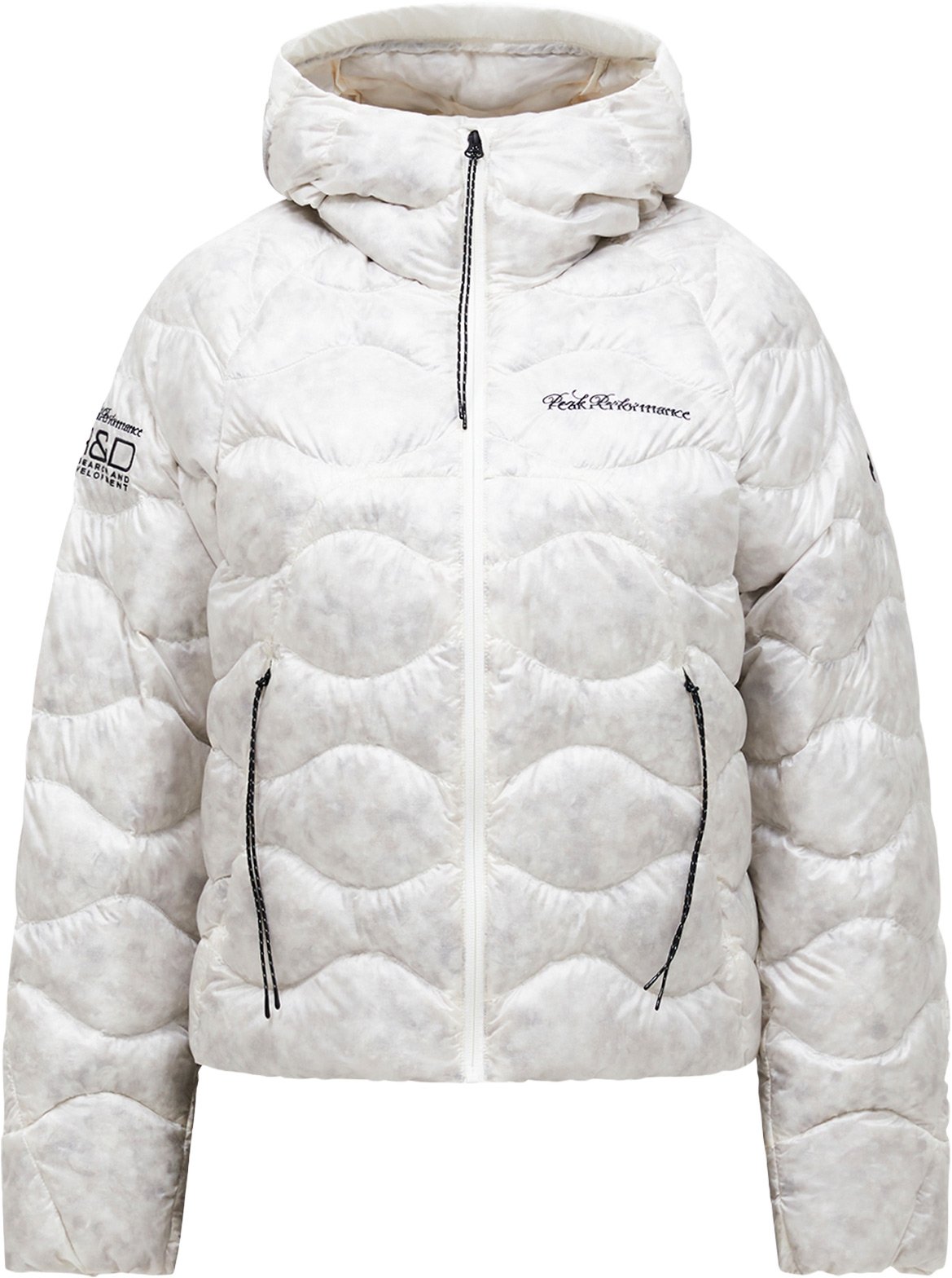 W 40Y Helium Down Jacket Offwhite + Peak Performance
